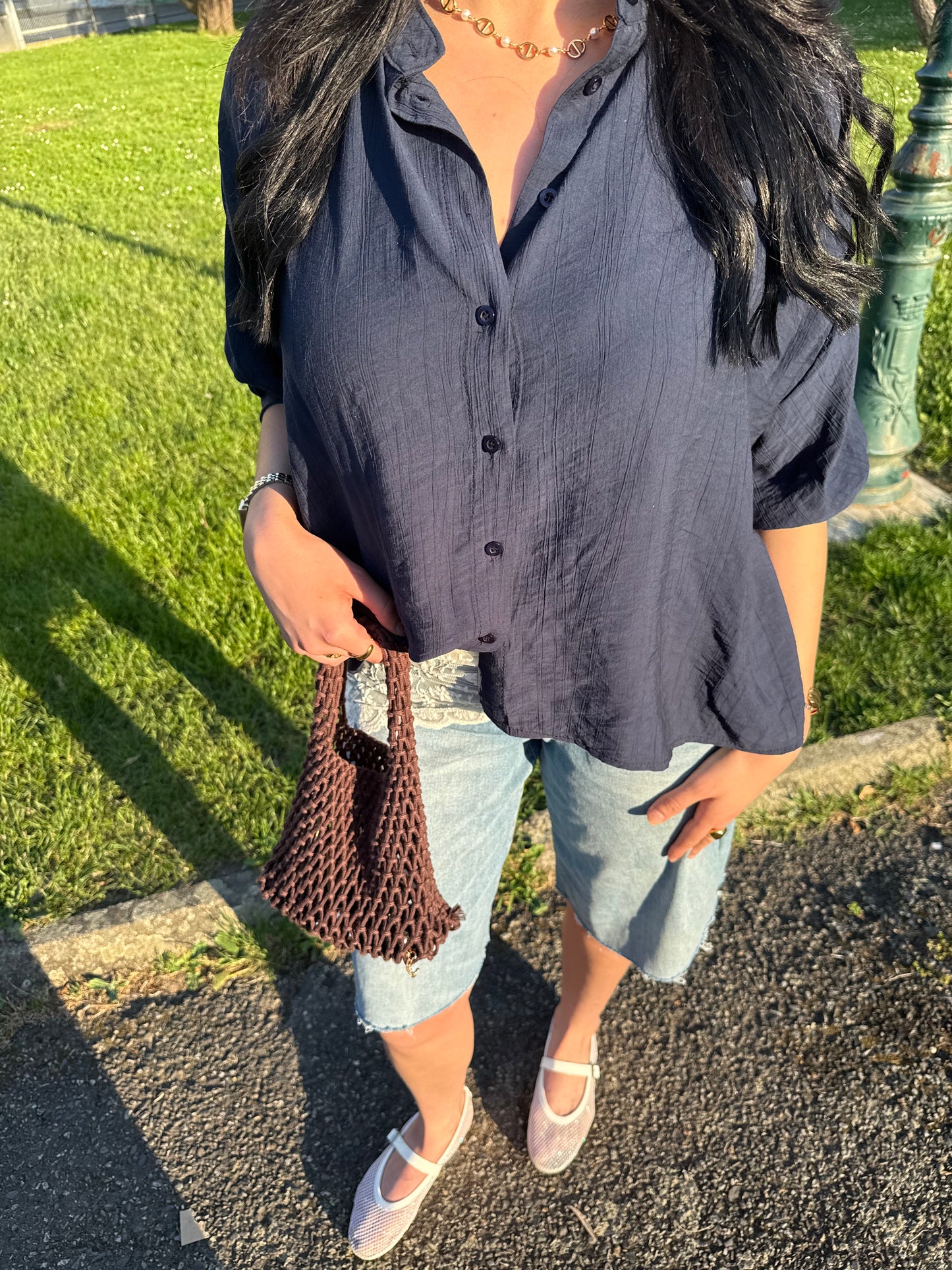 Blouse Louise bleu
