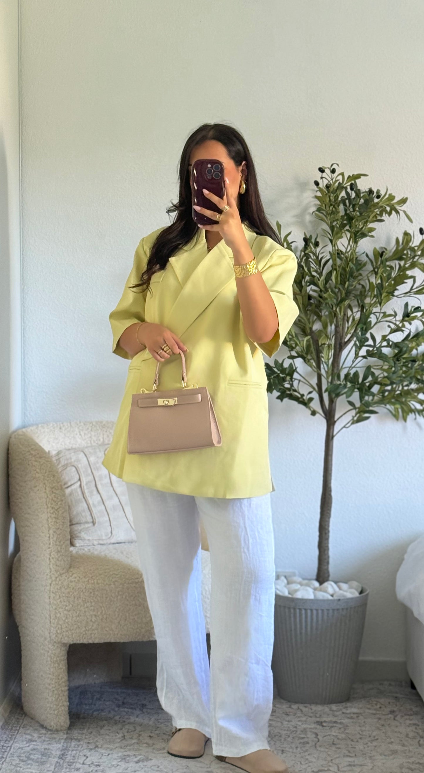 Blazer Julia jaune
