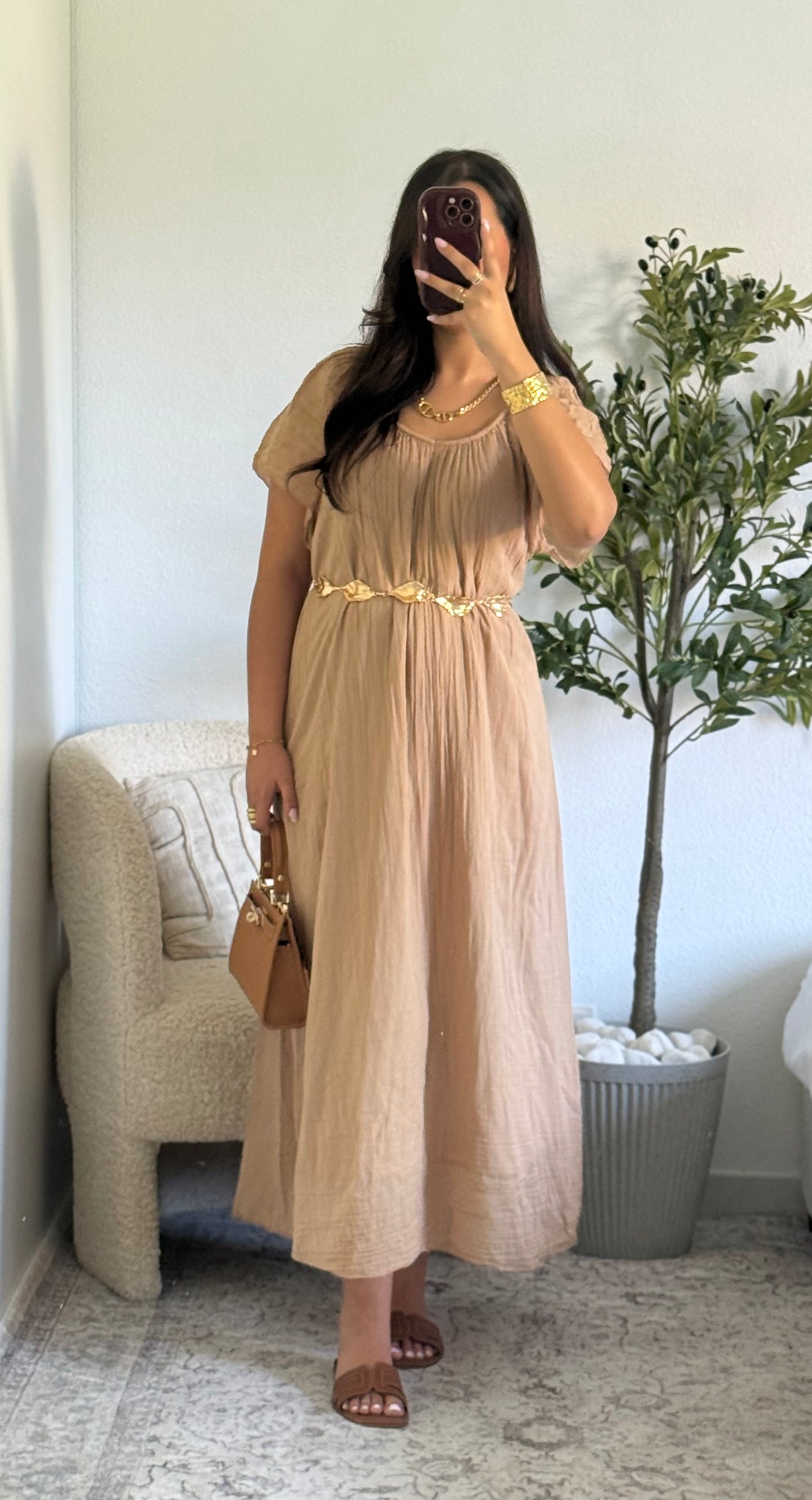 Robe Erine camel