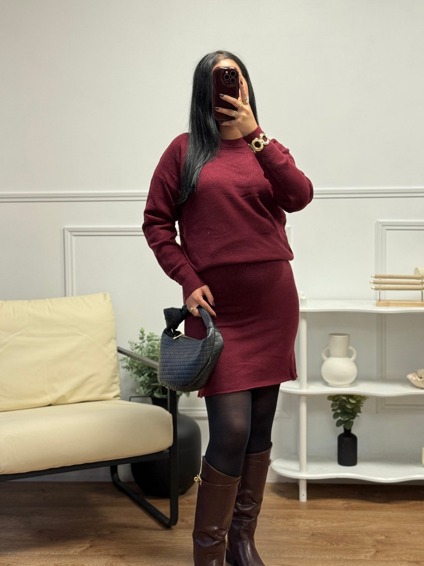 Ensemble Melissa bordeaux