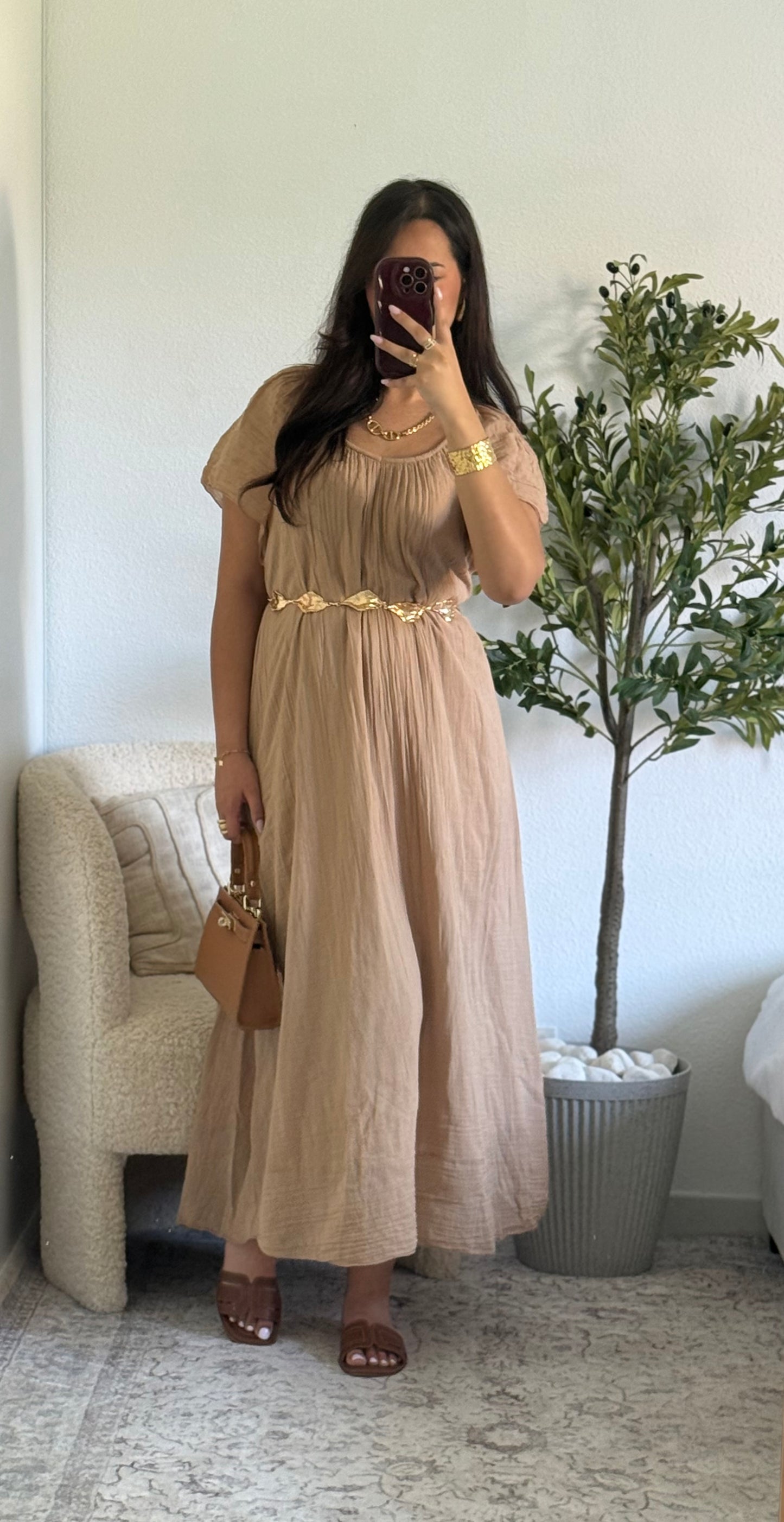 Robe Erine camel