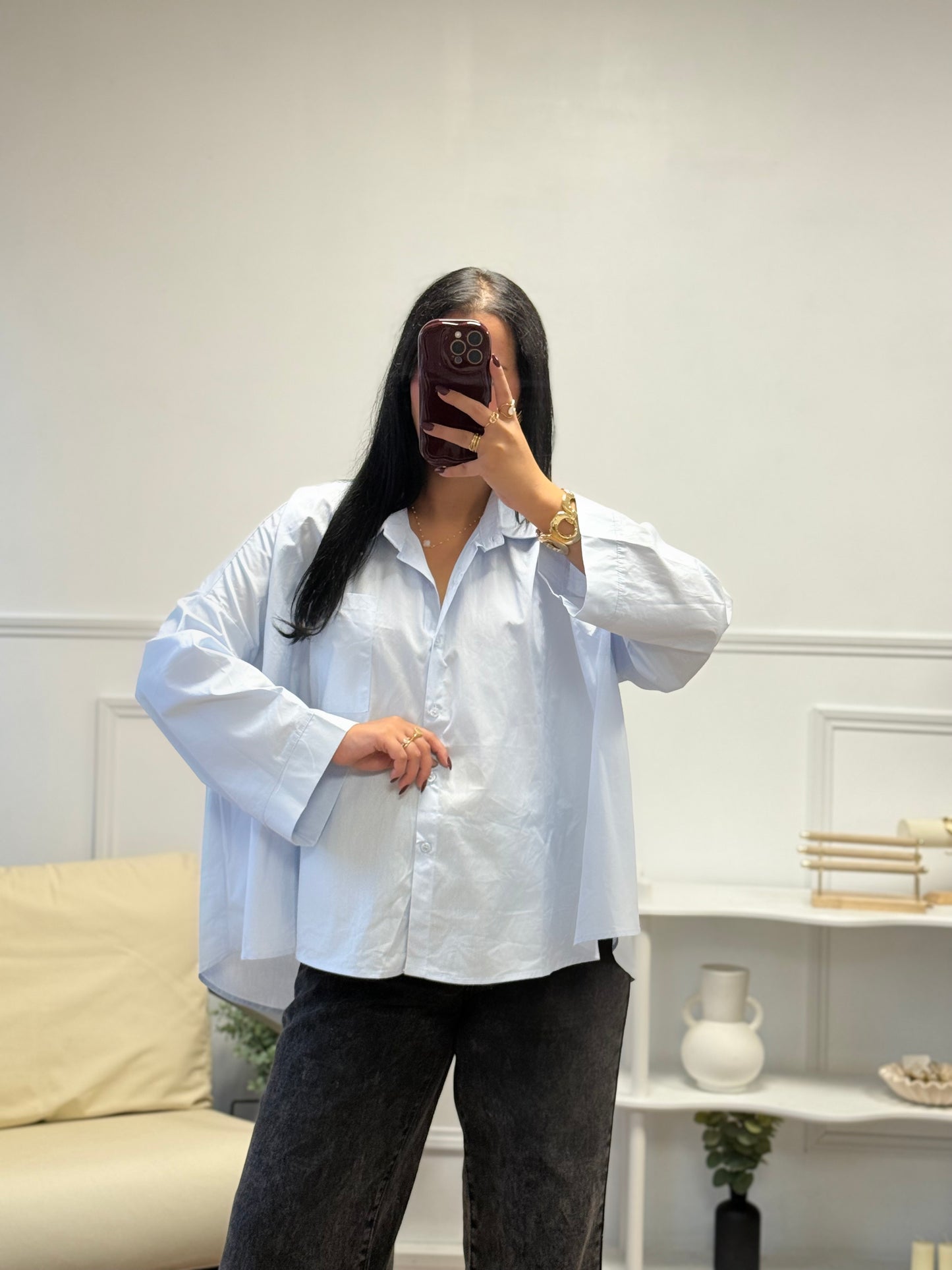 Chemise Liani bleu