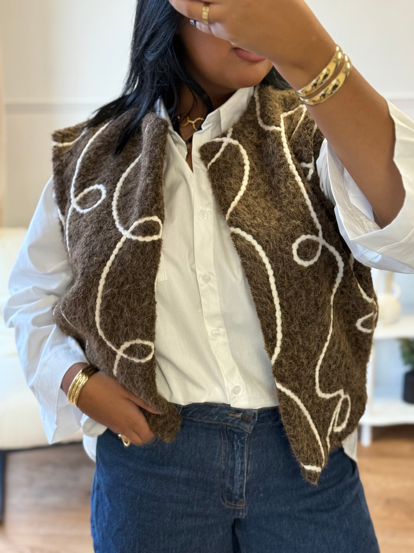 Veste Lili marron