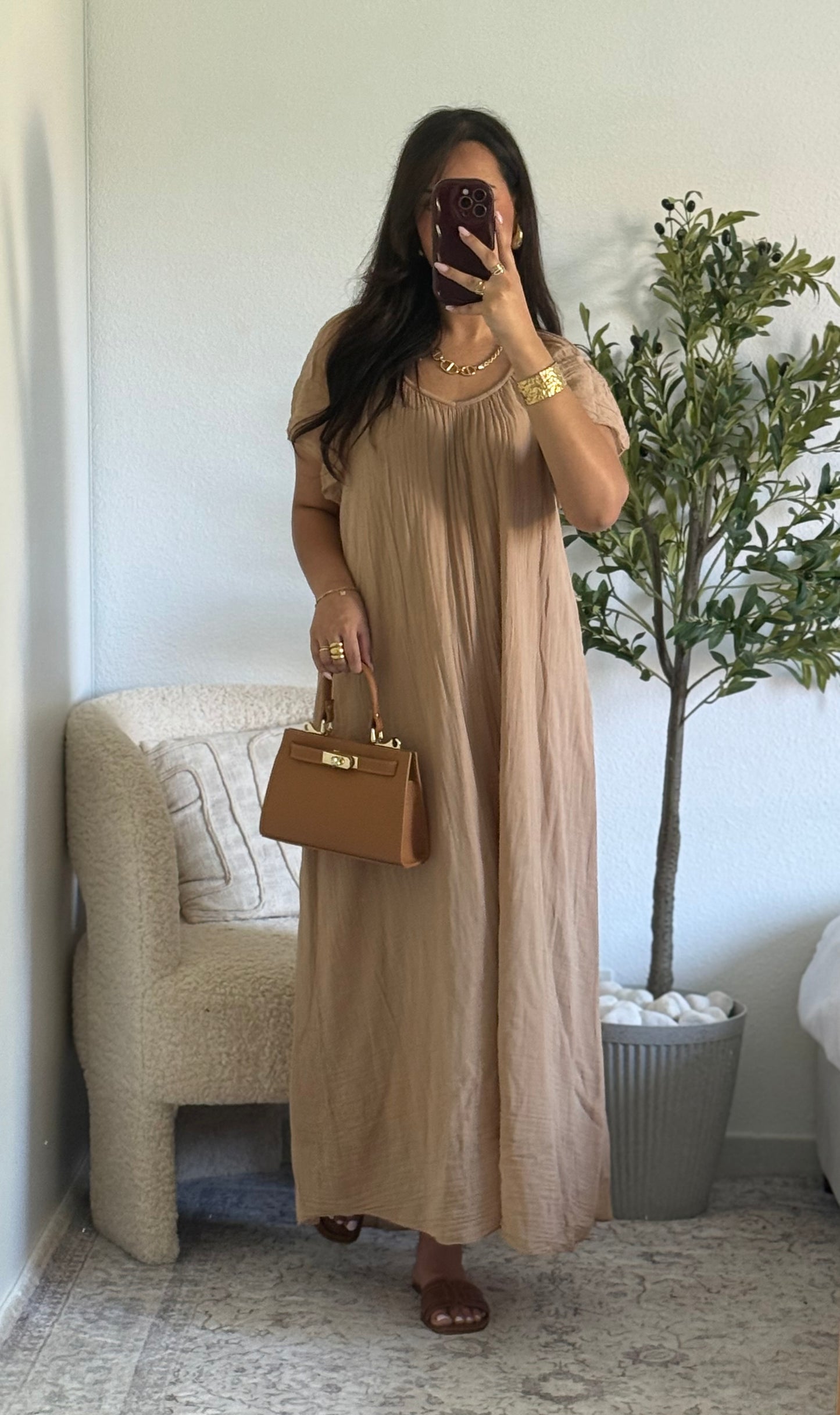 Robe Erine camel