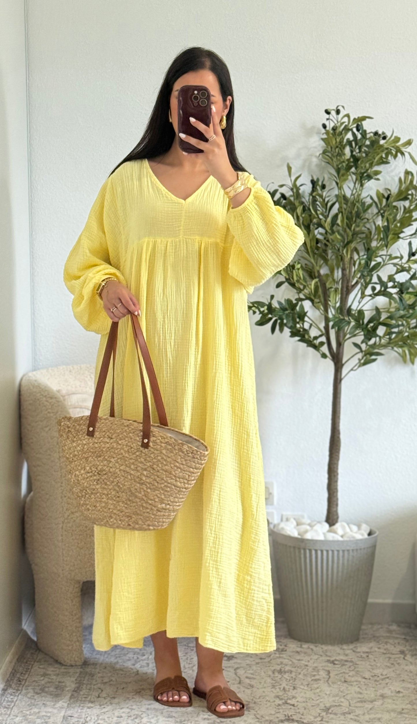 Robe Gaz de coton