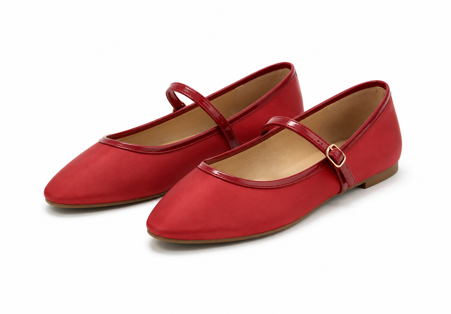 Ballerines Riana rouge