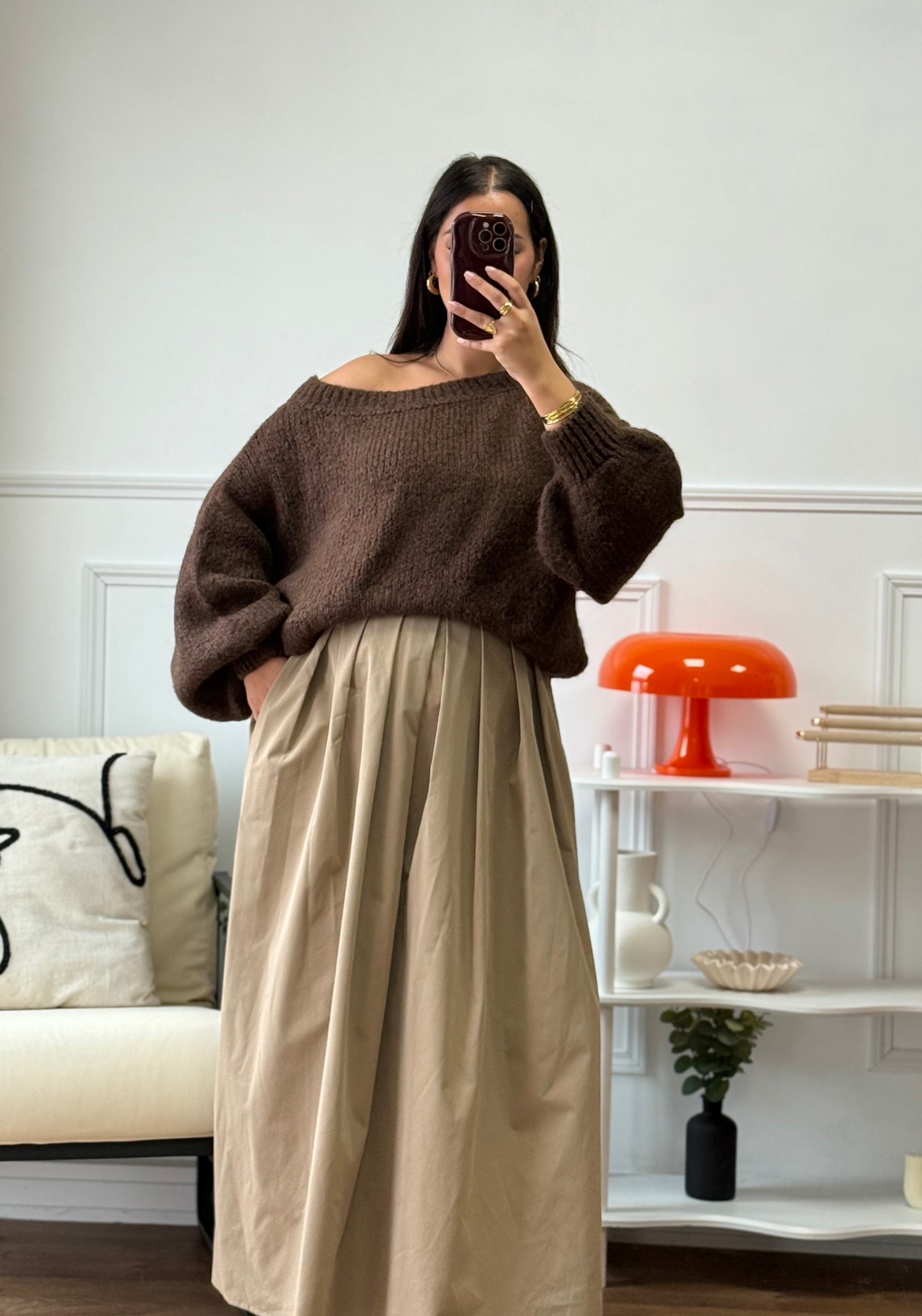 Pull Bella marron