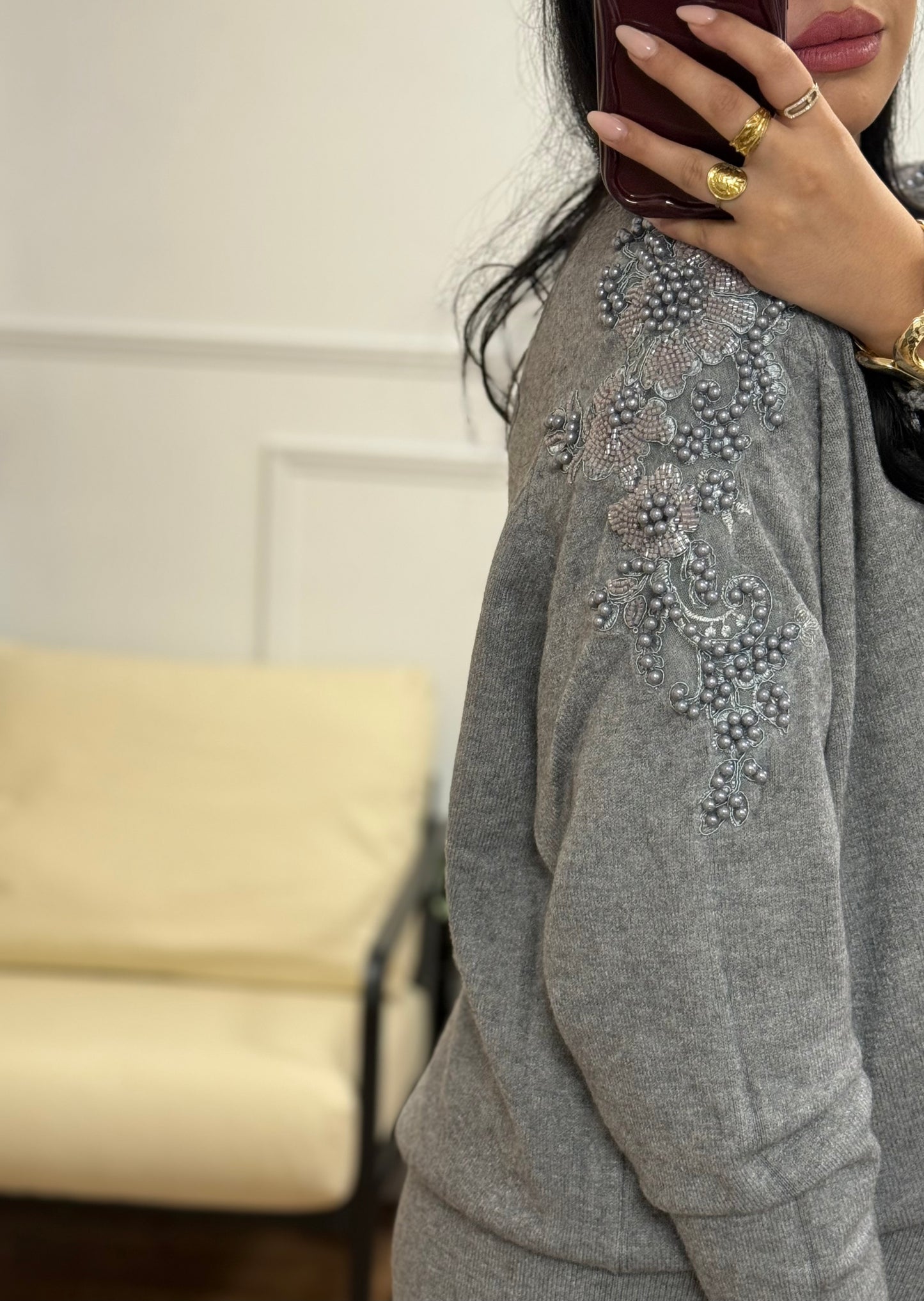 Ensemble Bruni gris