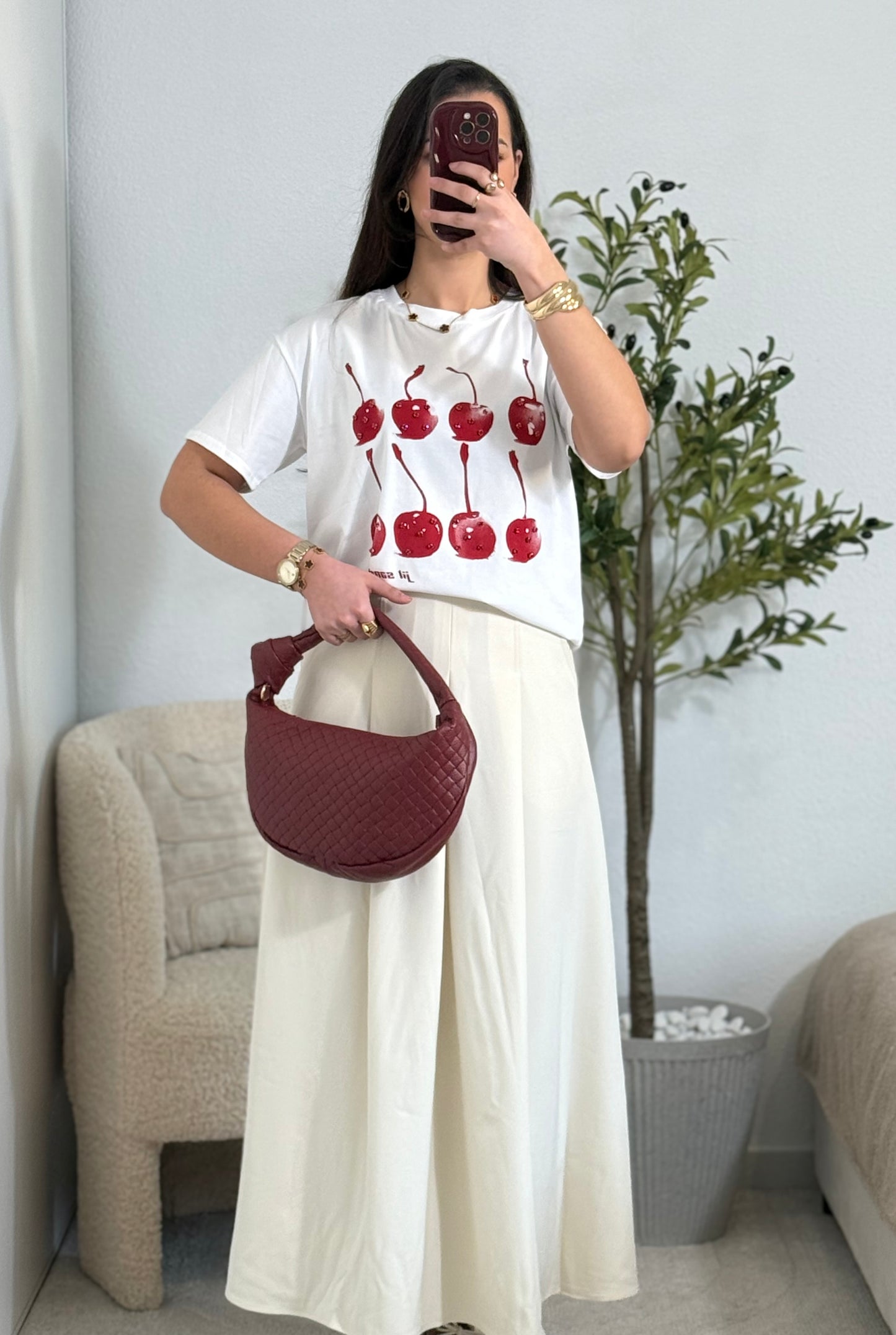T-shirt cerises