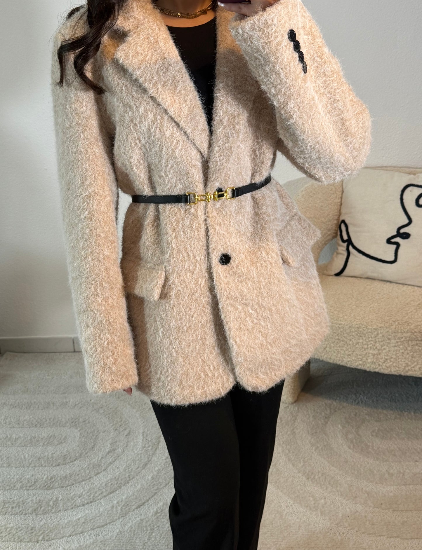 Ceinture fine 100%cuir