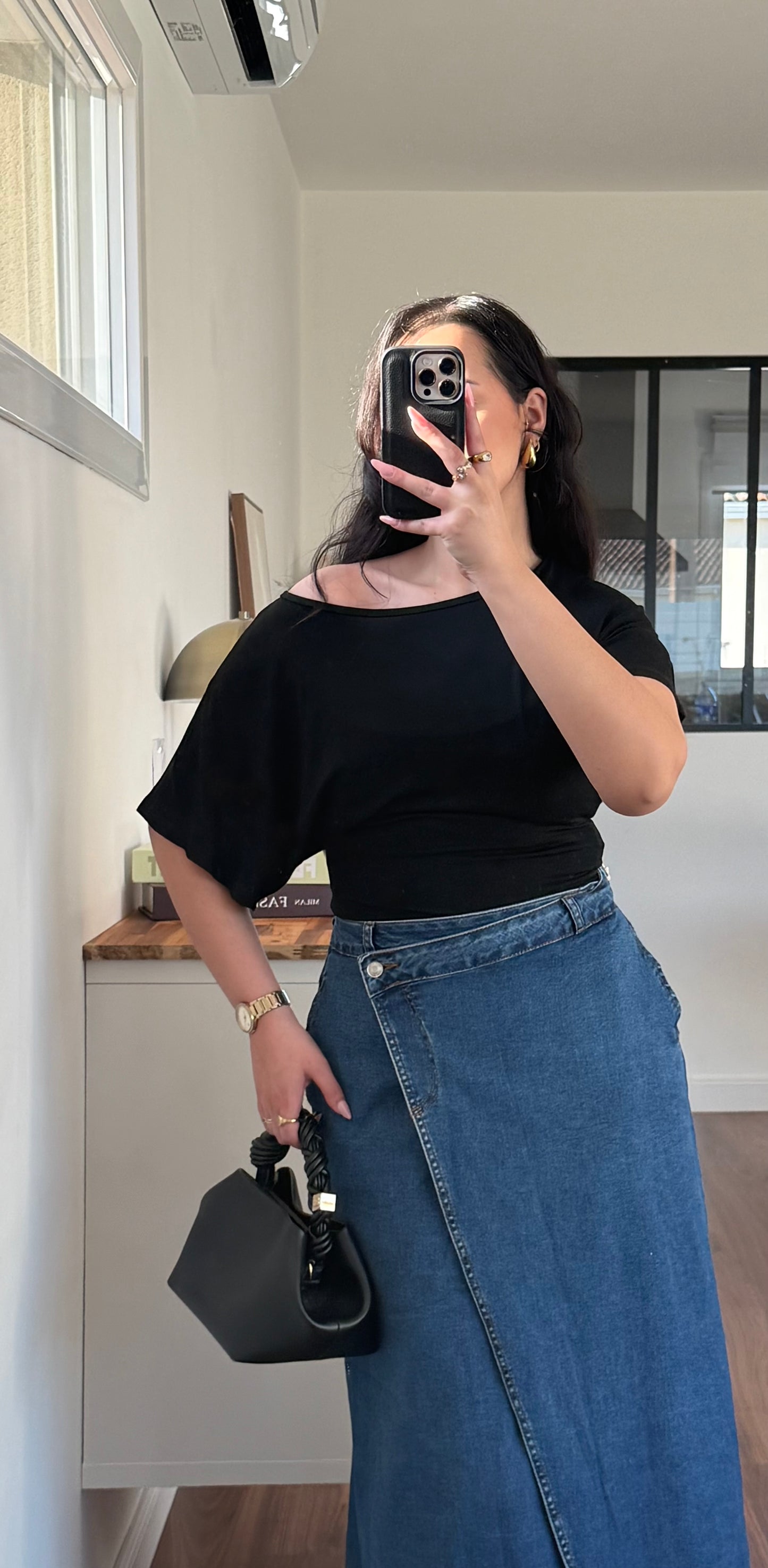 Top Larah noir