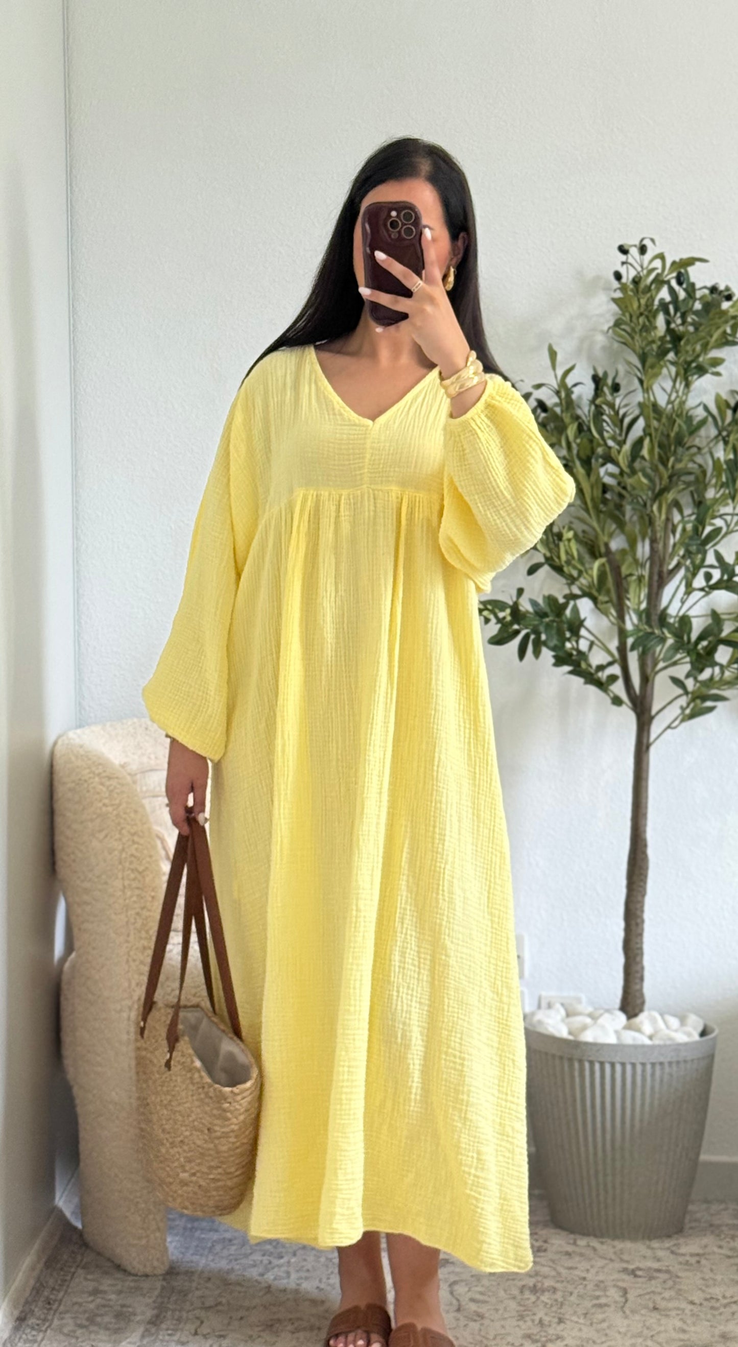 Robe Gaz de coton
