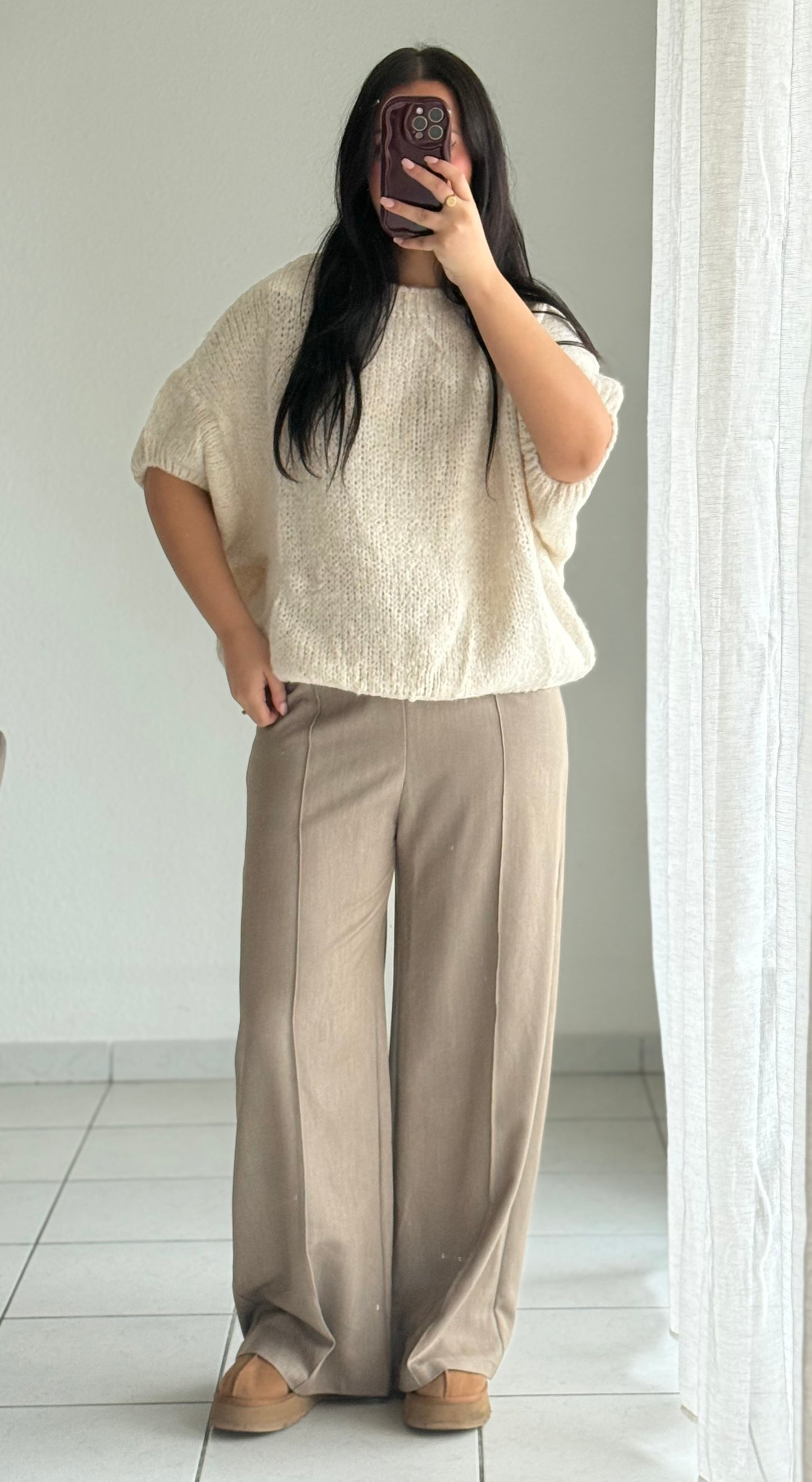 Pantalon Lola taupe