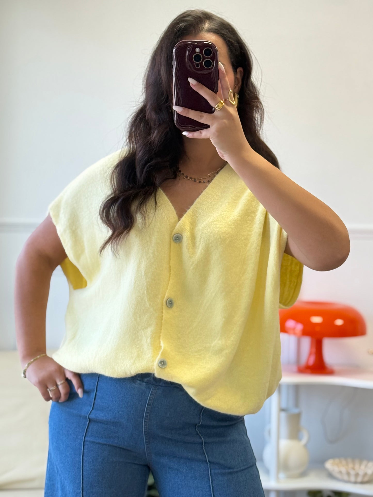 Pull Sephya jaune