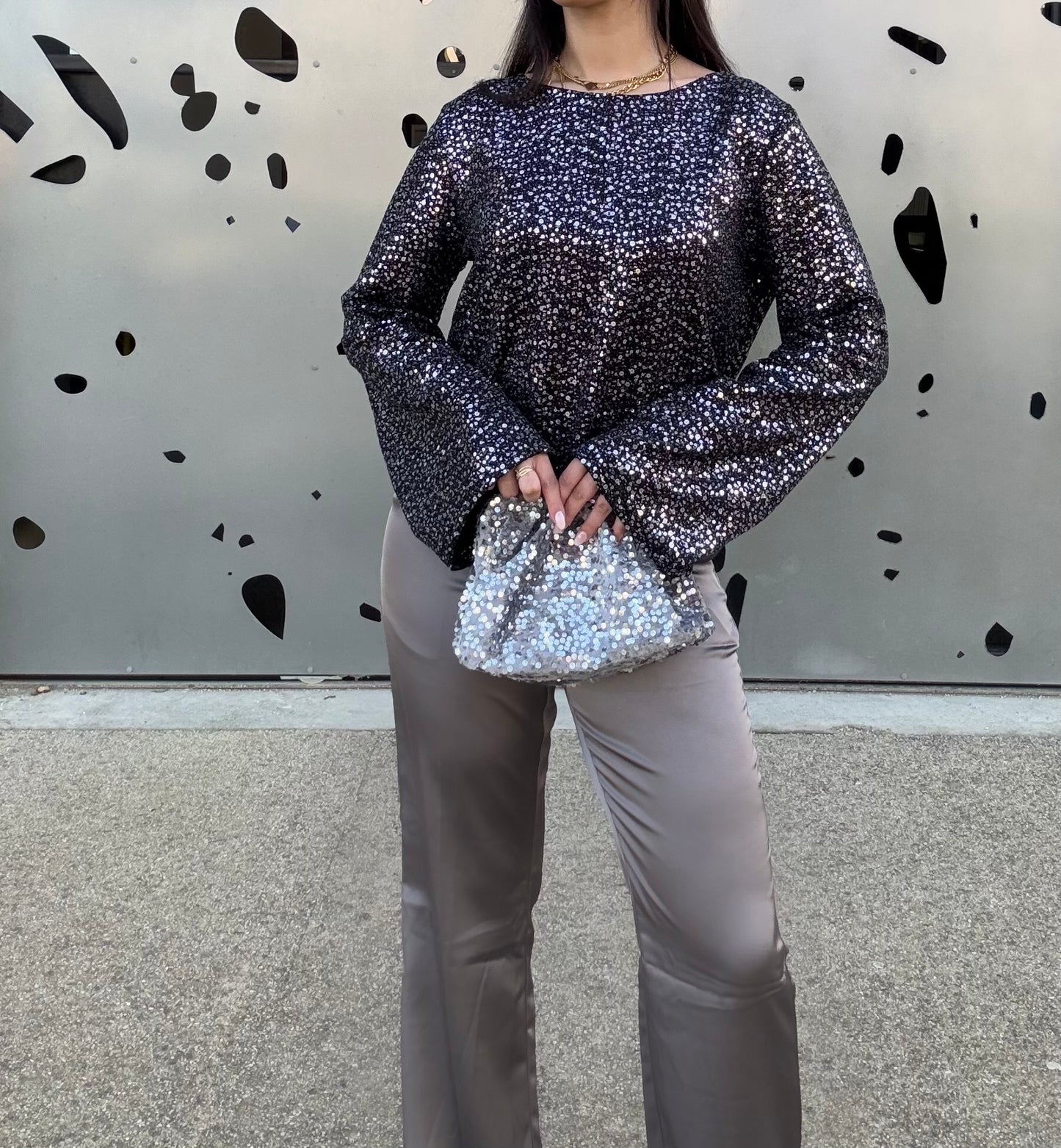 Pantalon Satiné