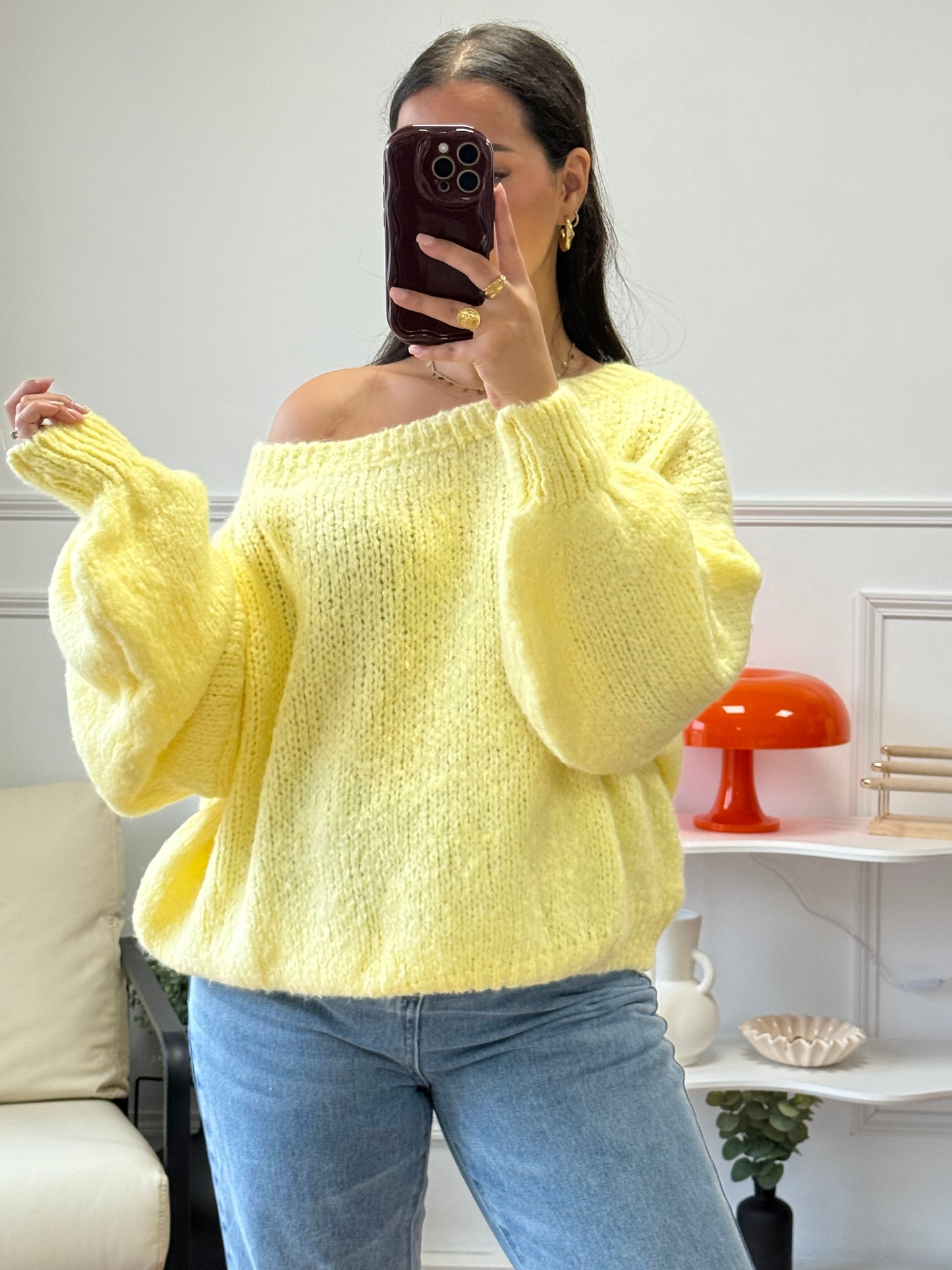 Pull Bella jaune