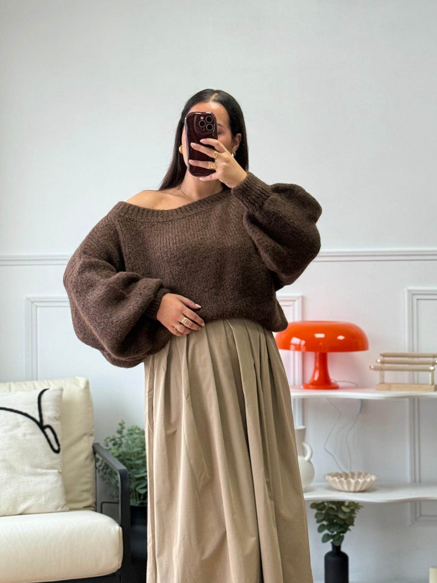 Pull Bella marron