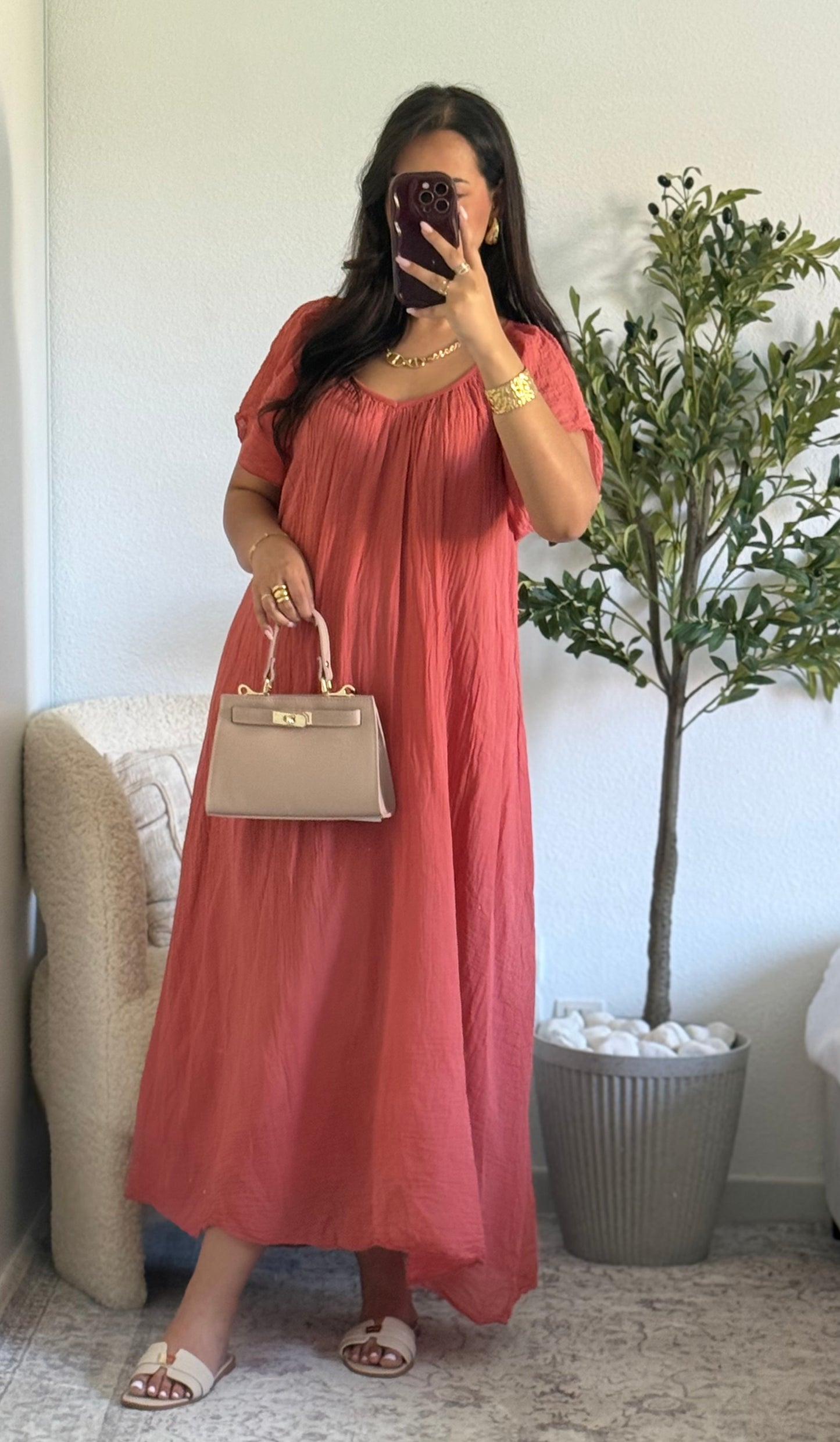 Robe Erine Terracota
