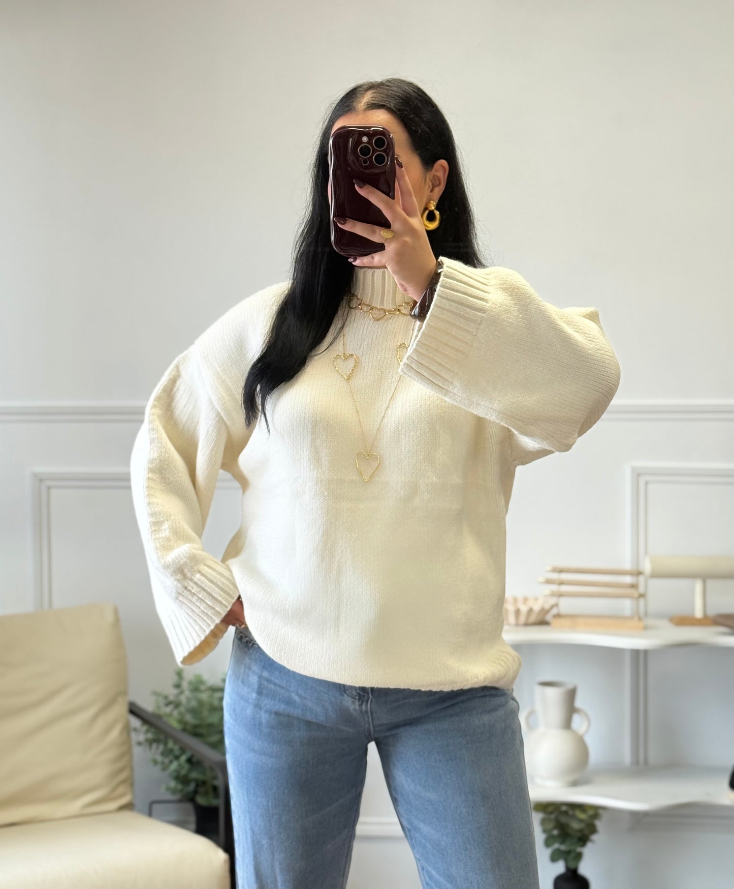 Pull Clarisse écru