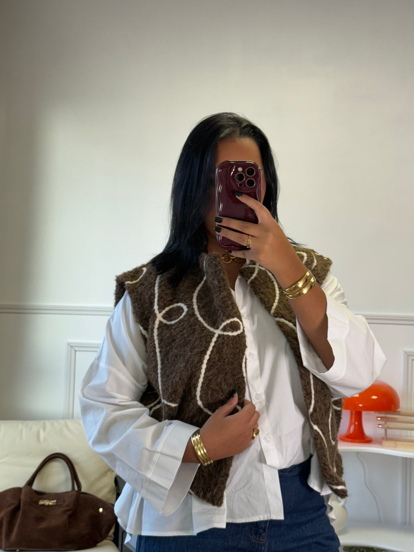 Veste Lili marron