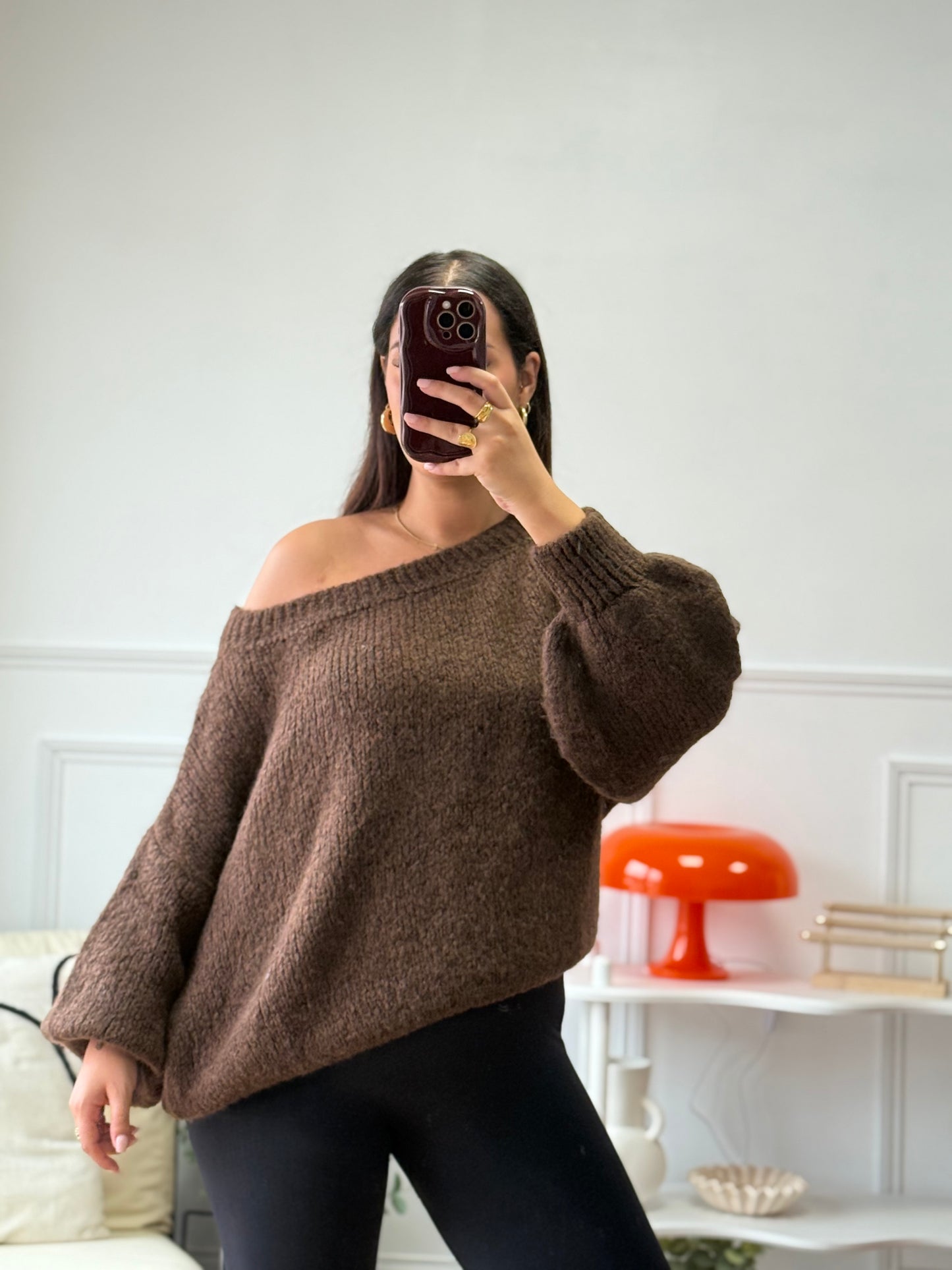 Pull Bella marron