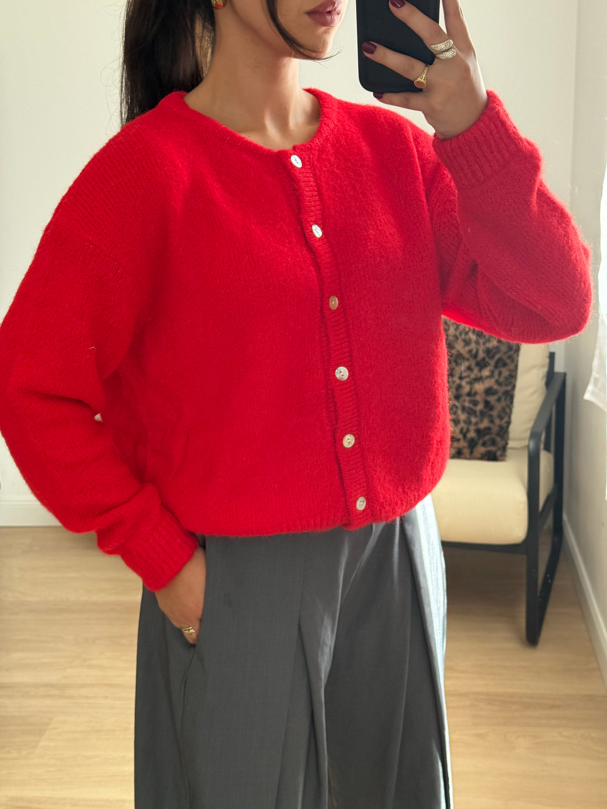 Gilet Melissa rouge