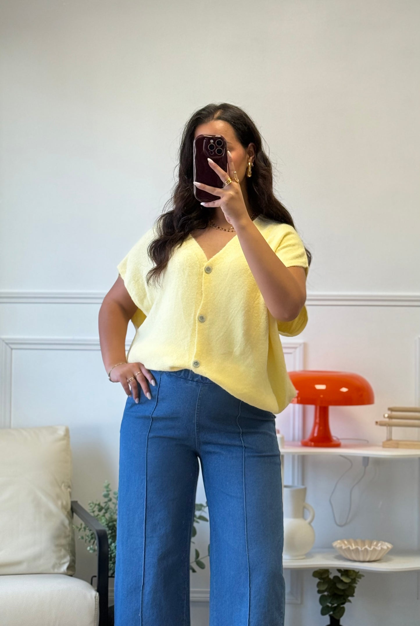 Pull Sephya jaune