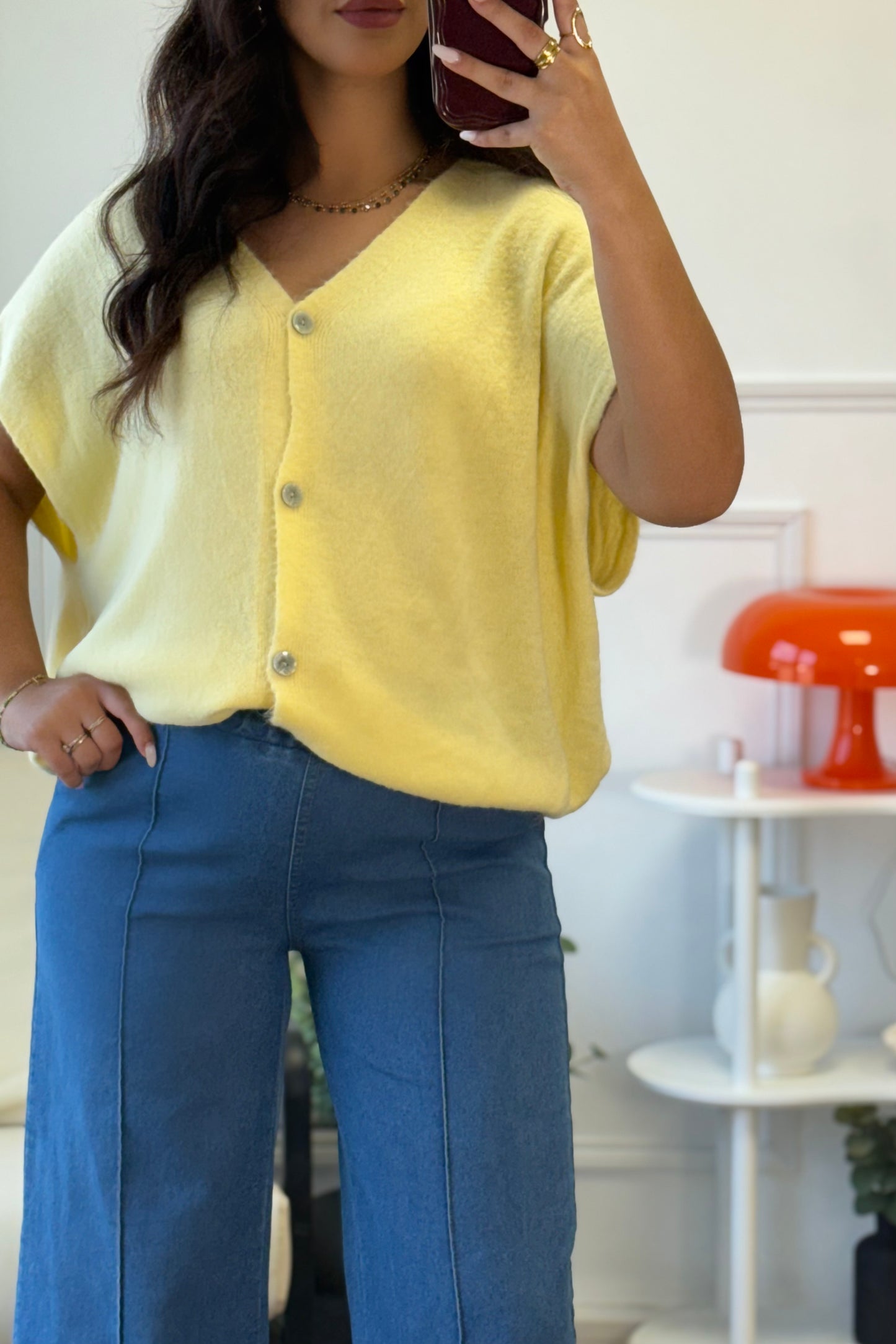 Pull Sephya jaune