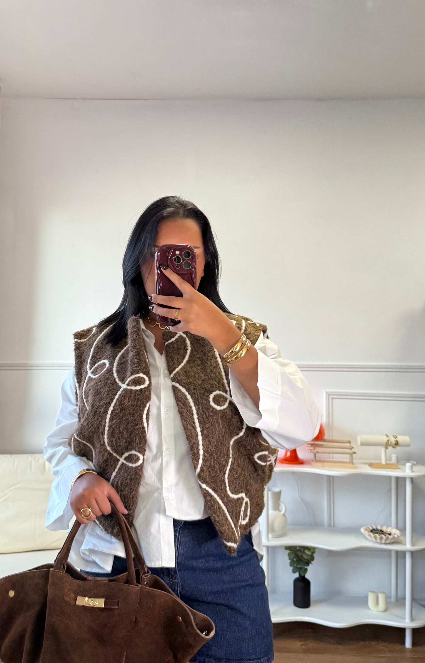 Veste Lili marron
