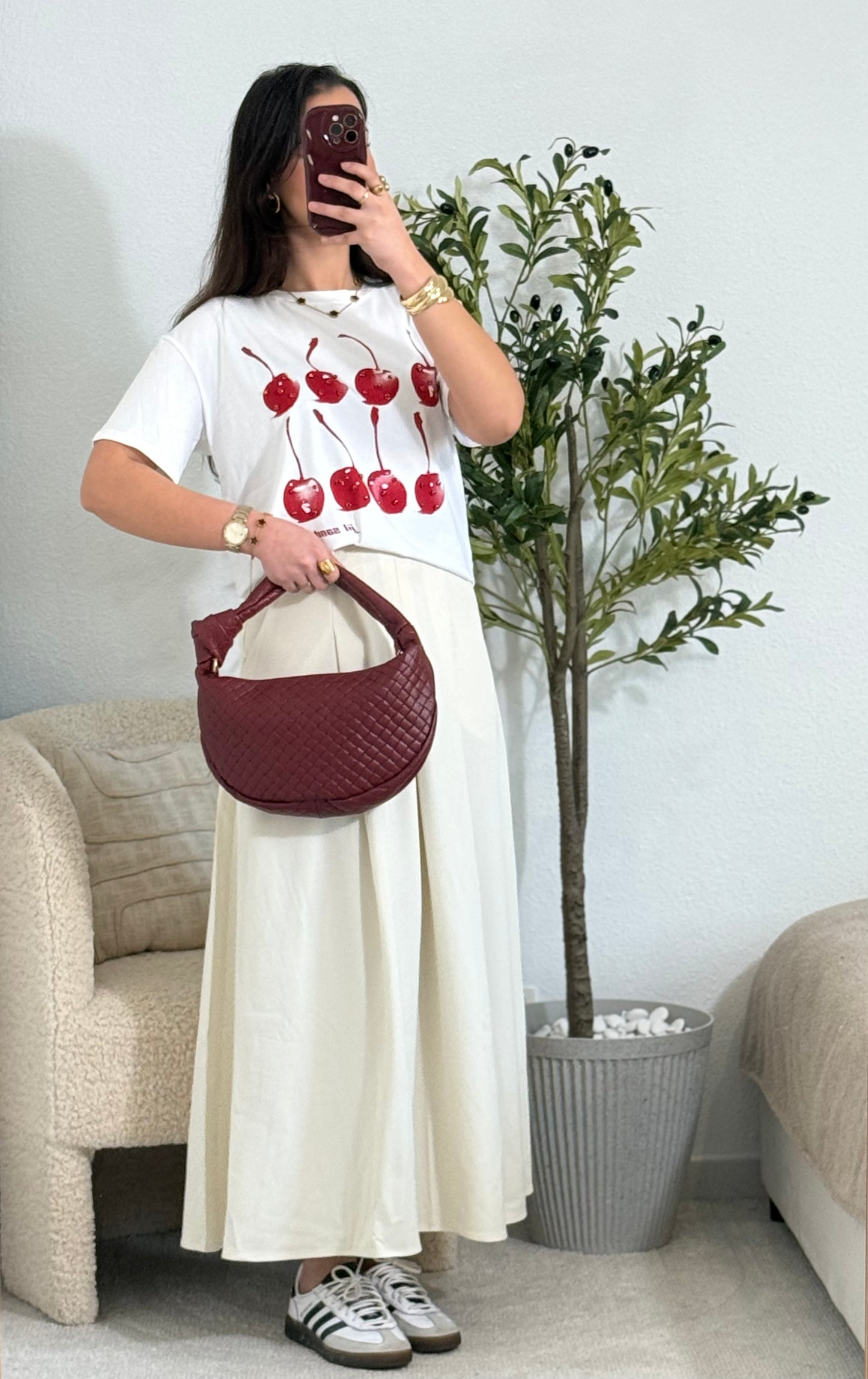 T-shirt cerises