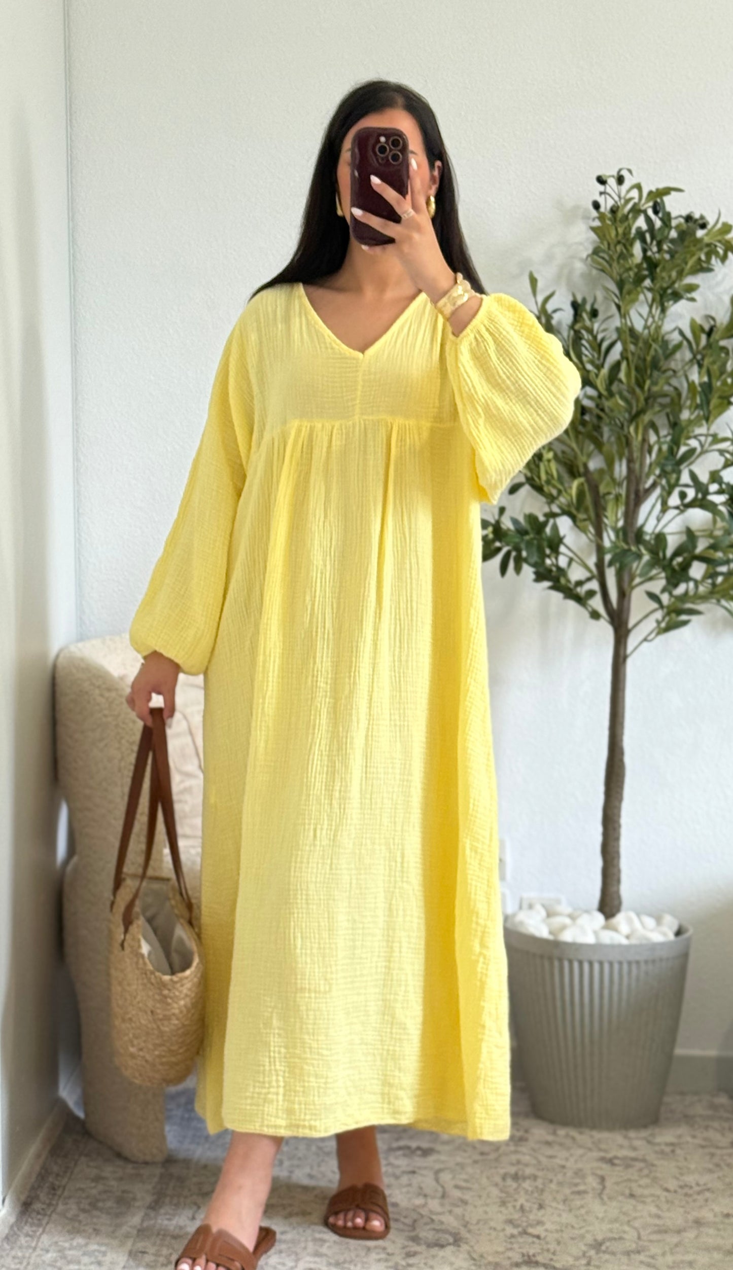 Robe Gaz de coton