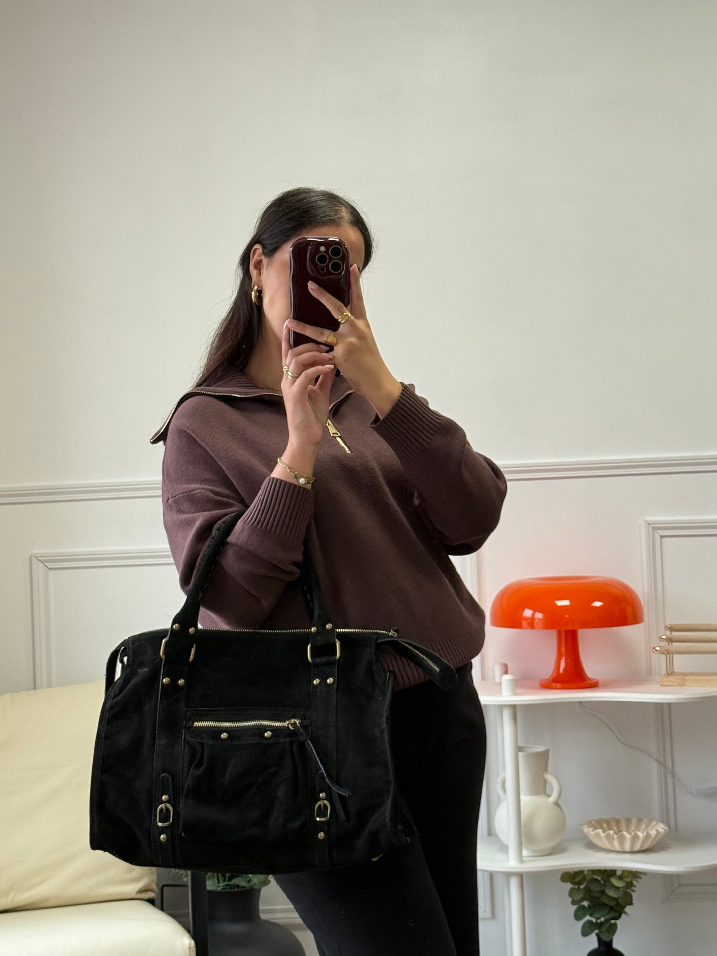 Sac Jeanne noir Big