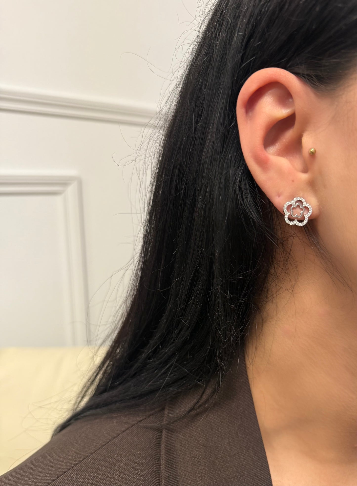 Boucles d’oreilles fleur