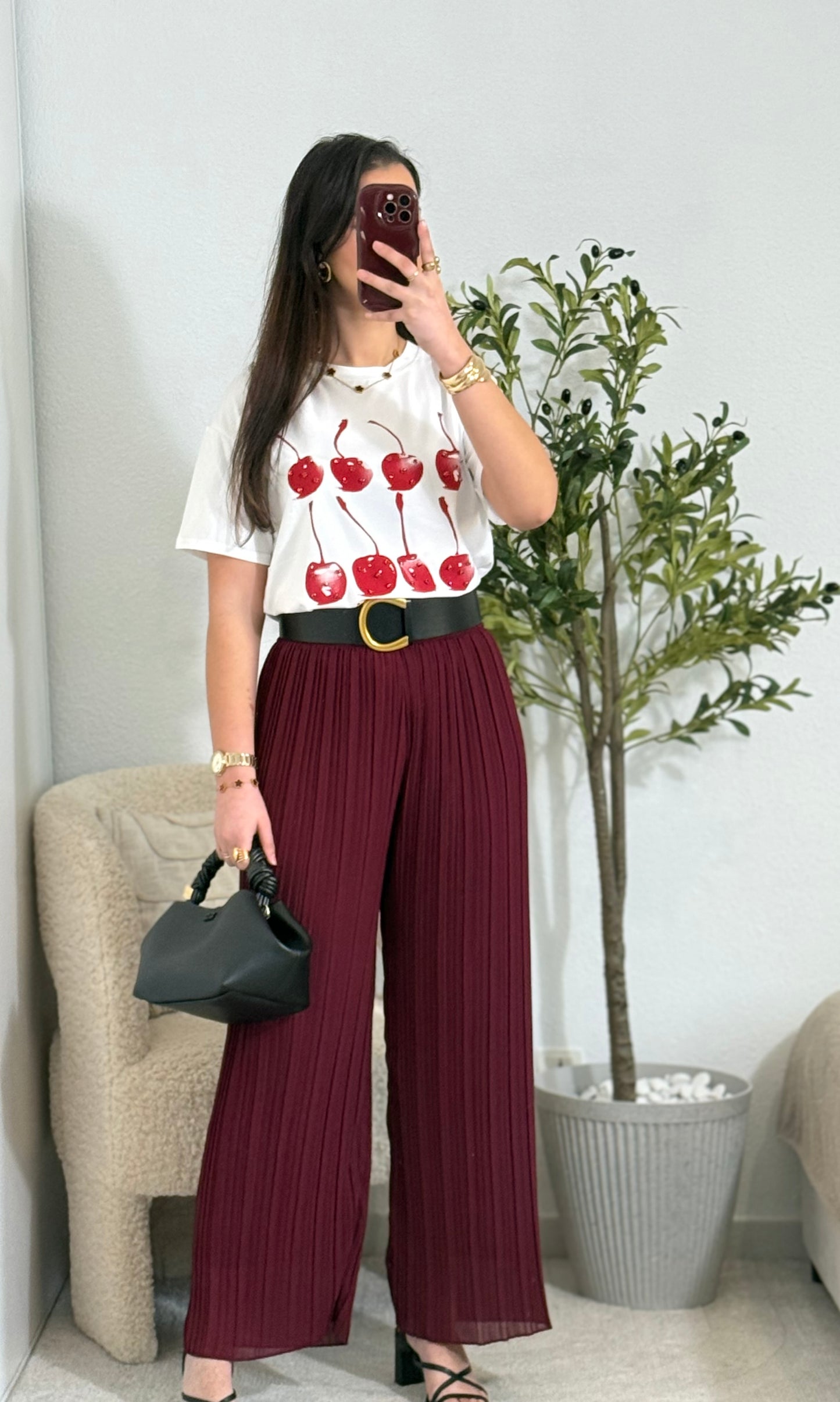 T-shirt cerises