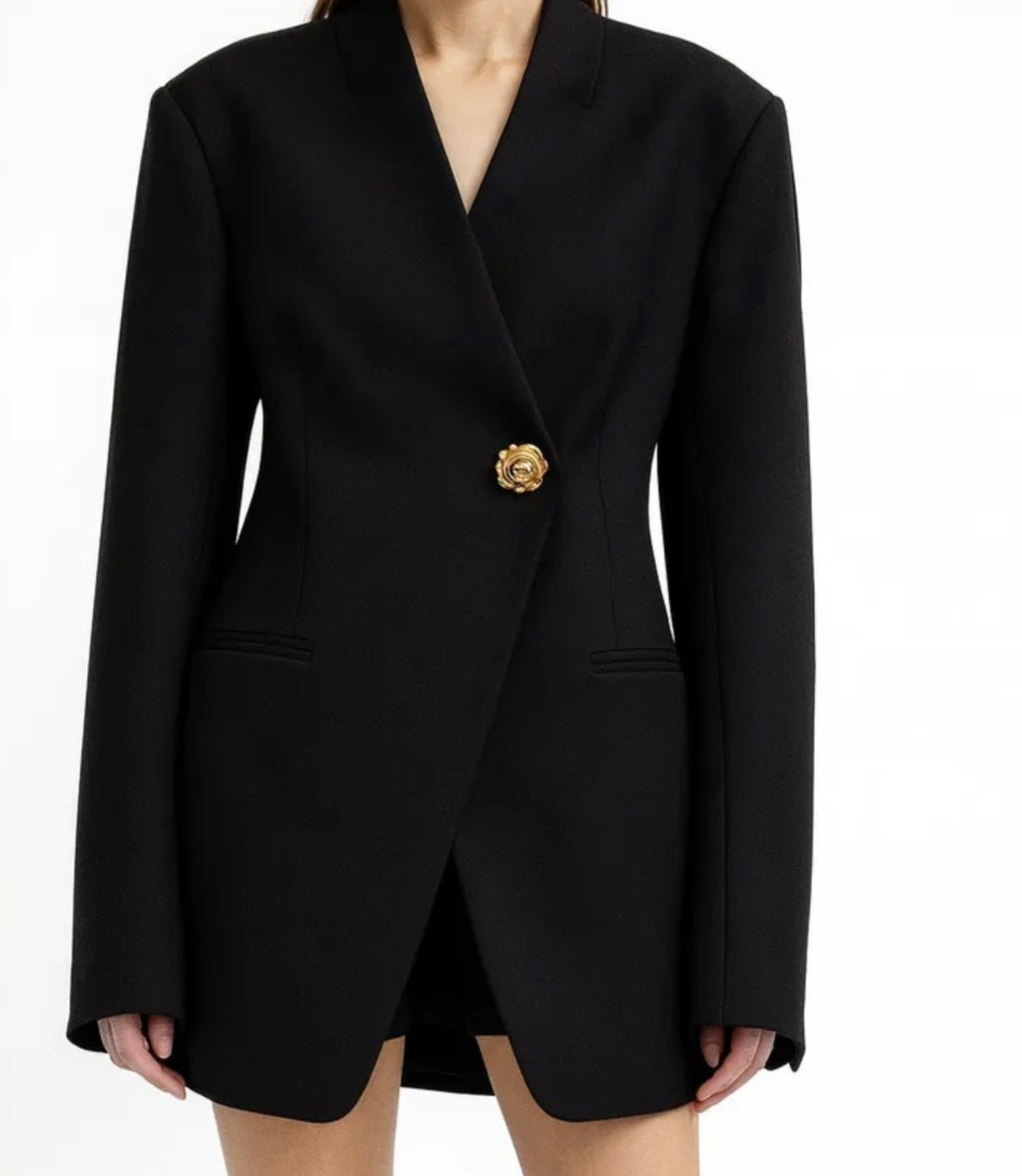 Blazer ceintré bijoux