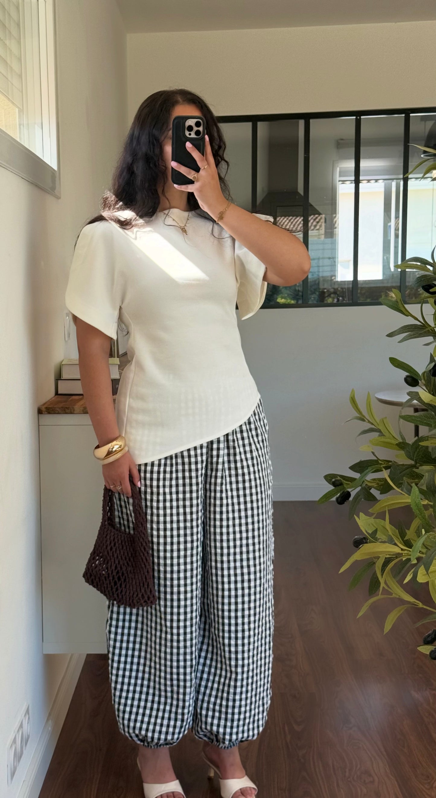 Pantalon Vichy
