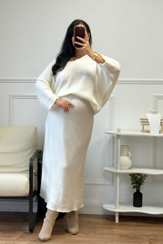 Pull Basic blanc