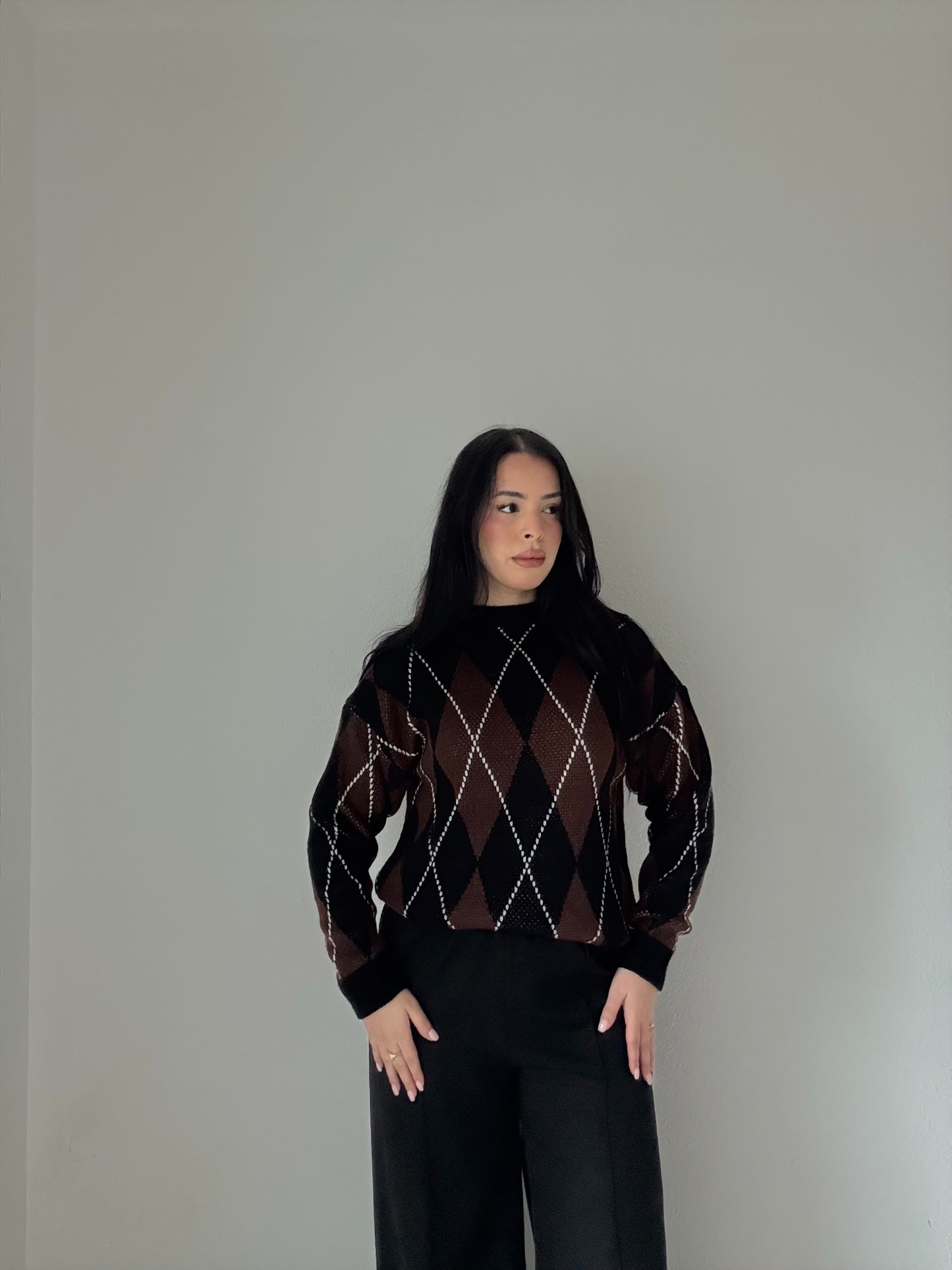 Pull losanges