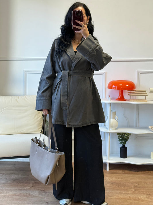 Veste Denim grise