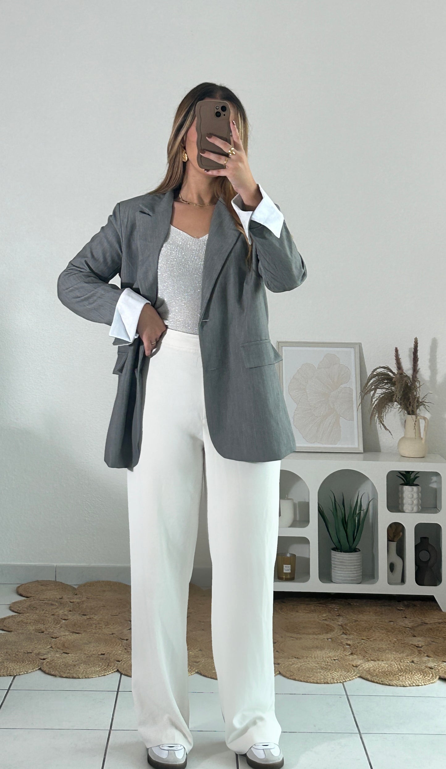 Blazer Revers gris