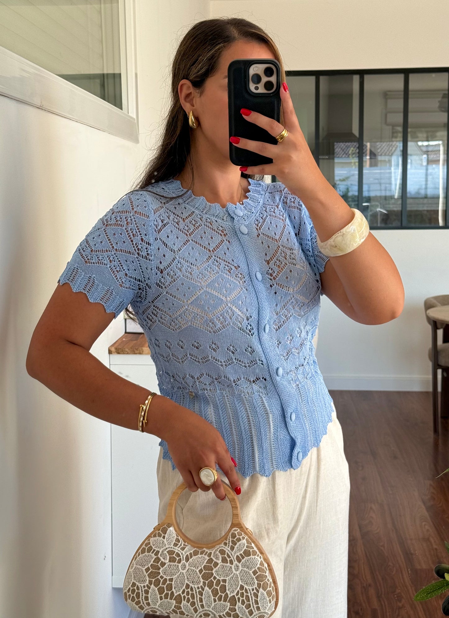 Top Nesrine bleu