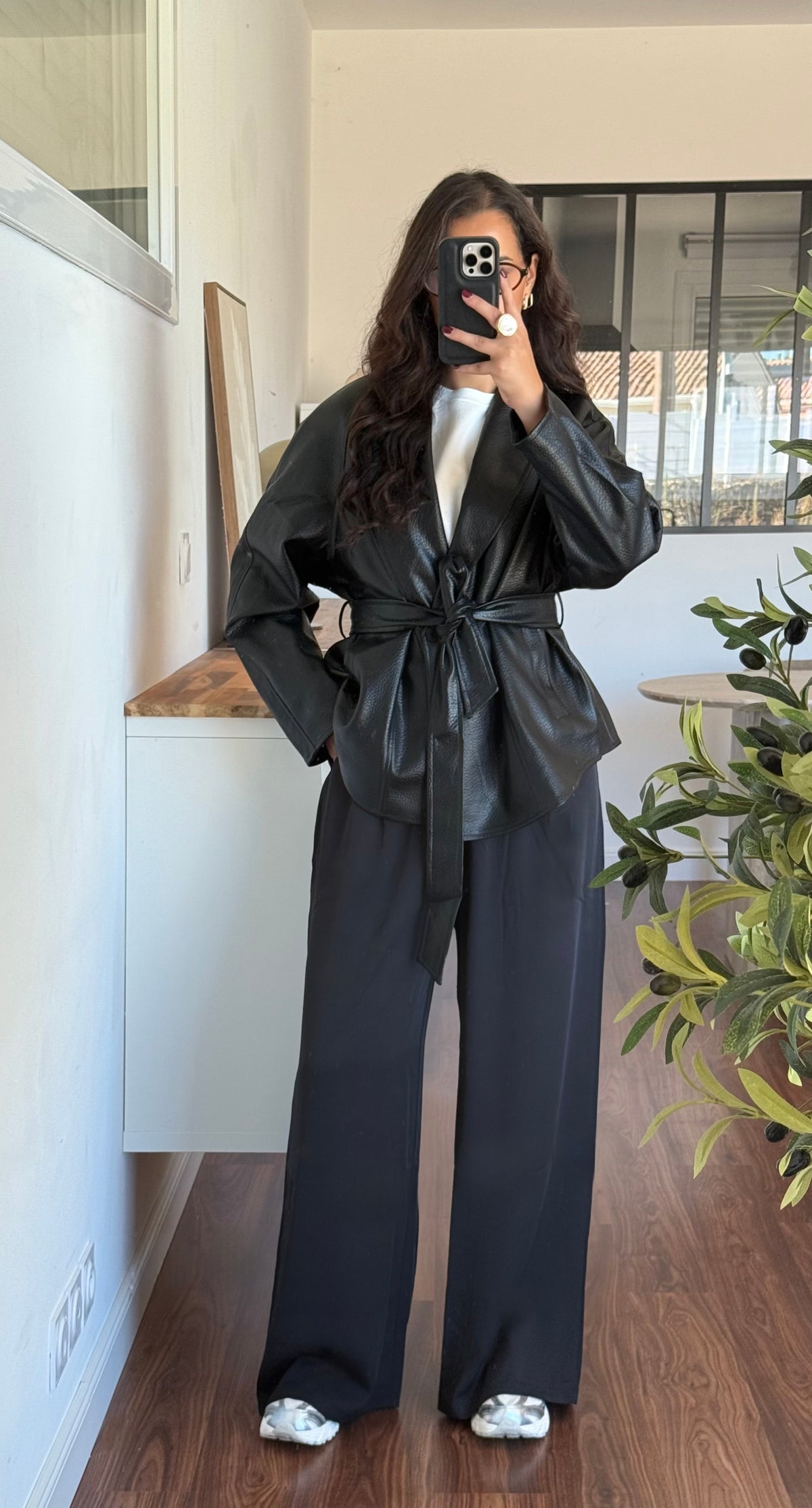 Trench Solis noir