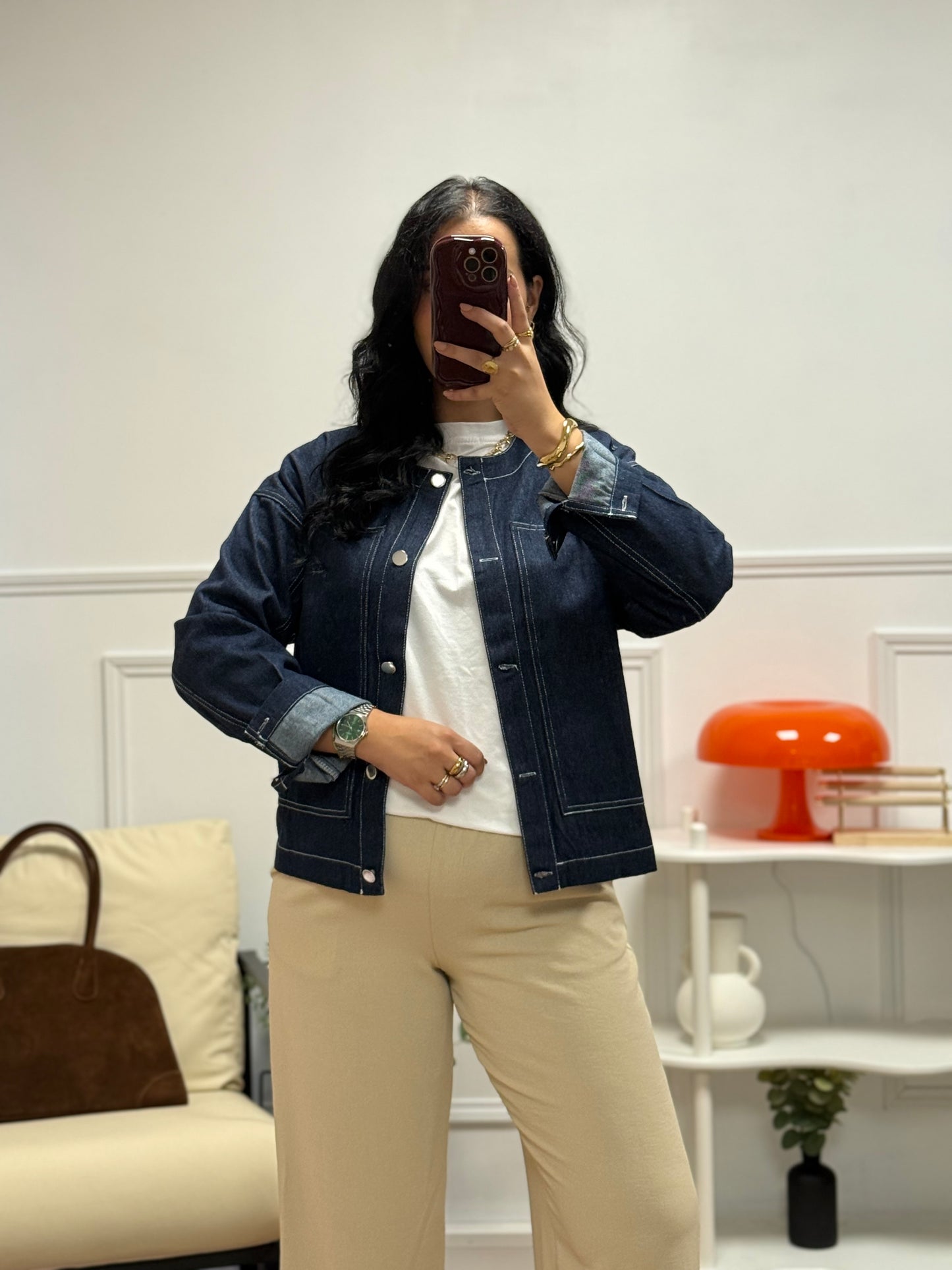 Veste Denim brut