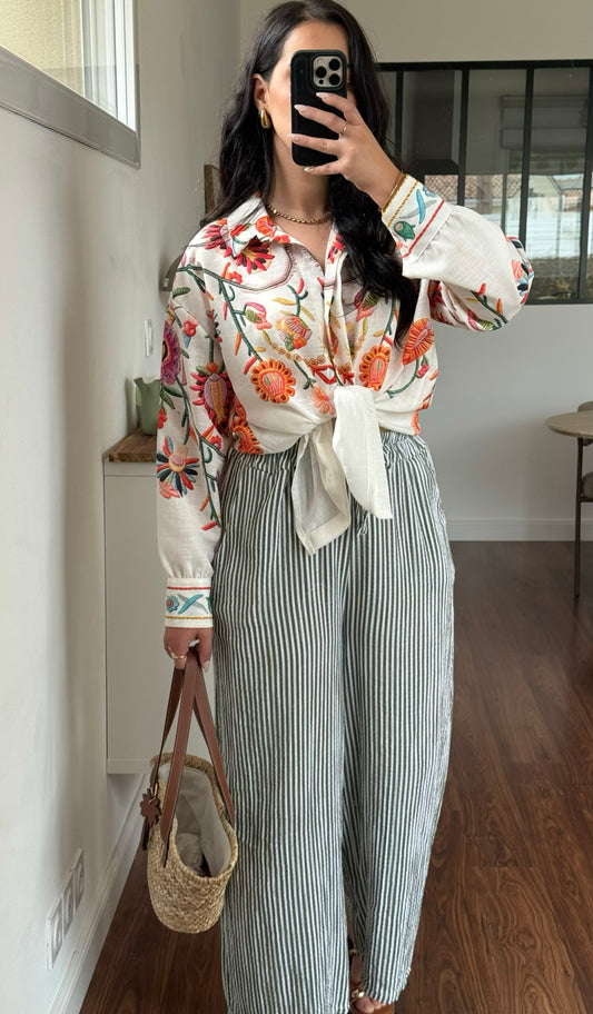 Pantalon Gaz kaki