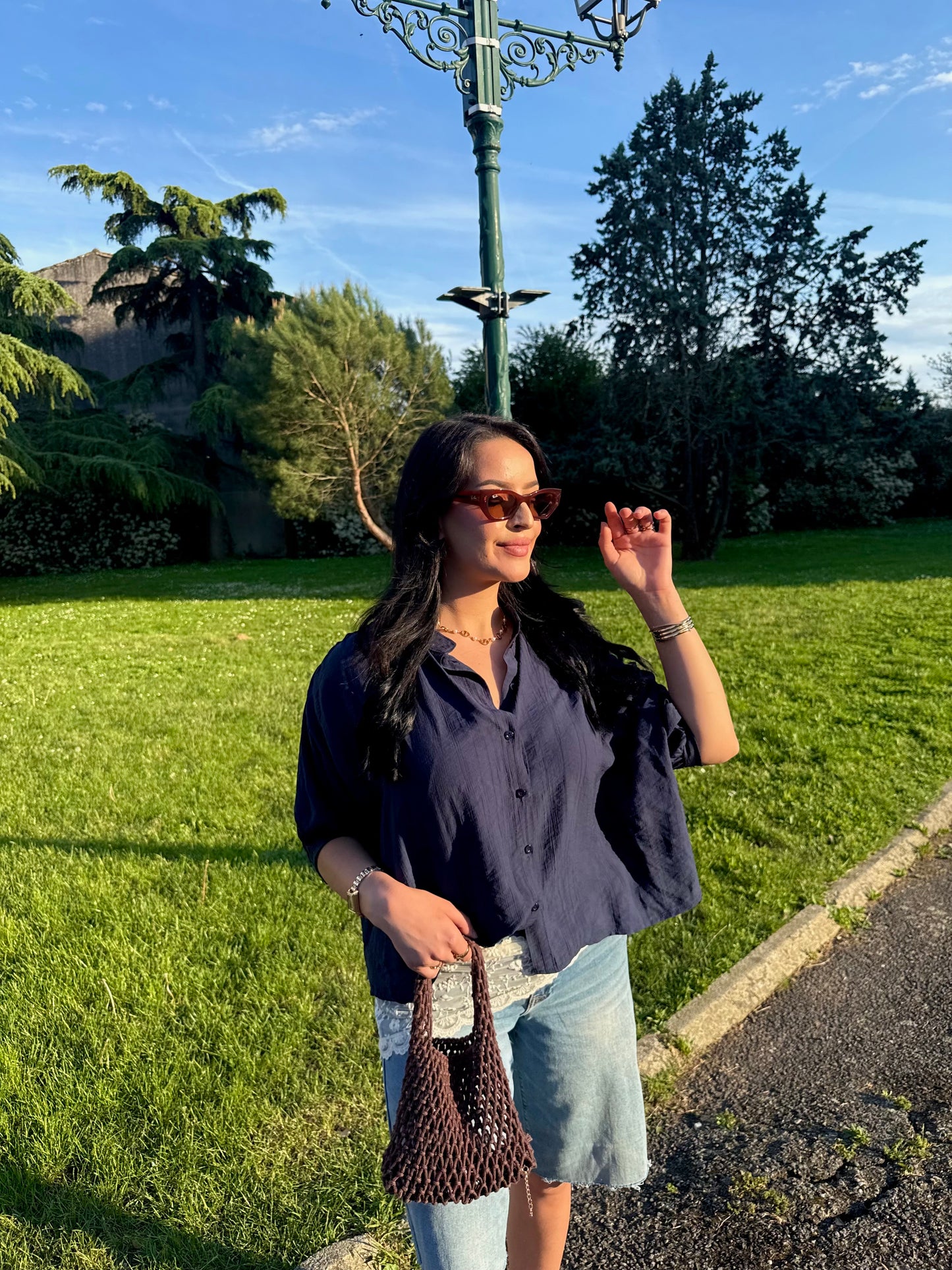 Blouse Louise bleu