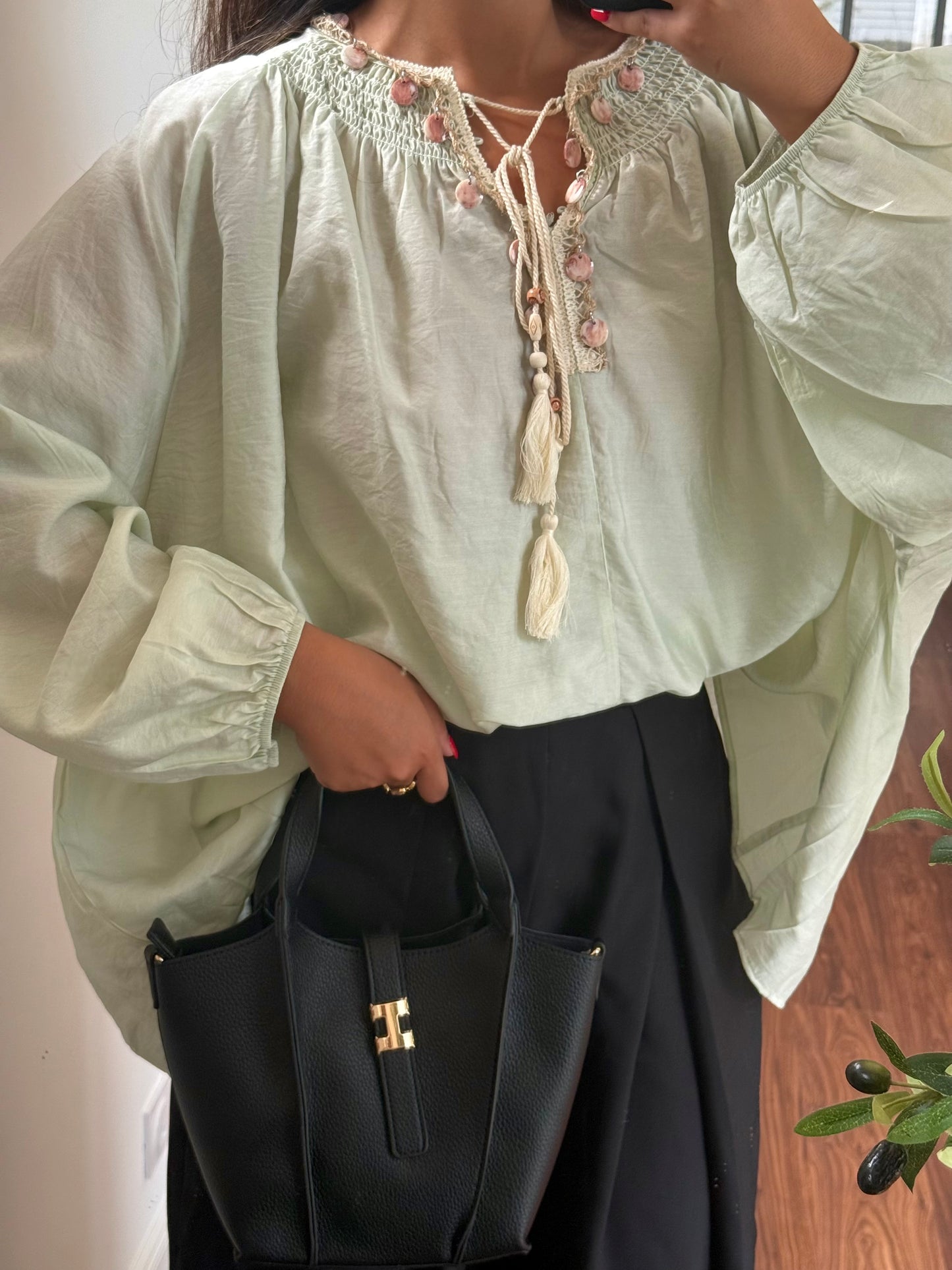 Blouse coquillages