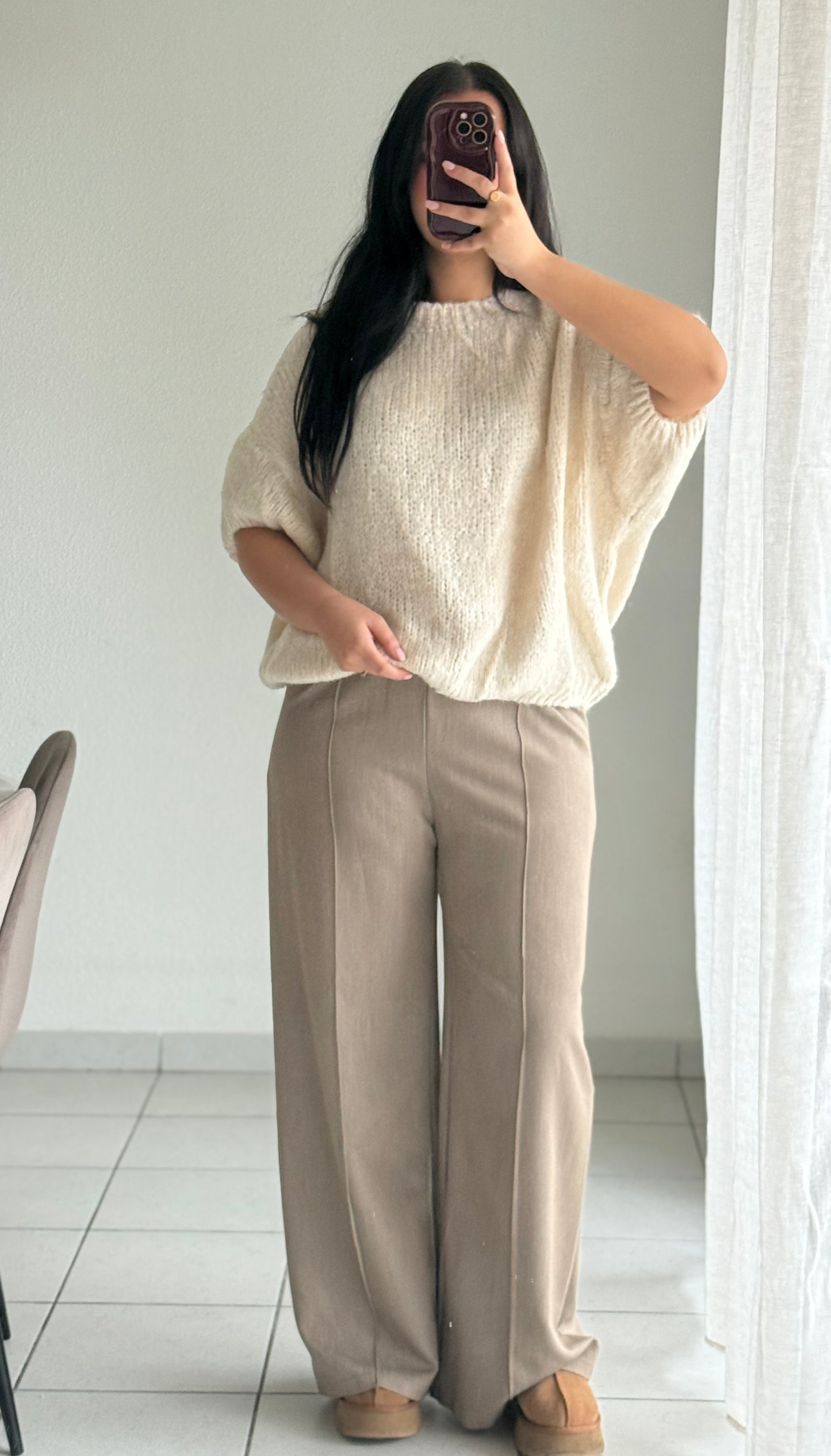 Pantalon Lola taupe