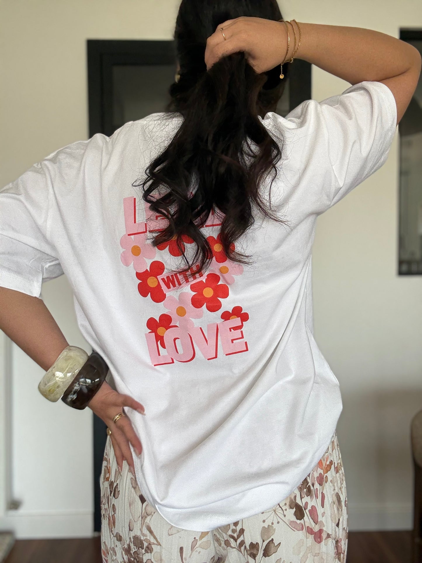 T-shirt Fleurs
