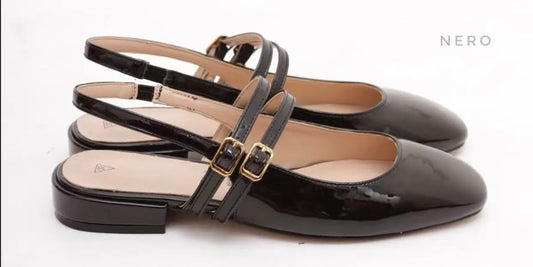 Slingbacks Noir