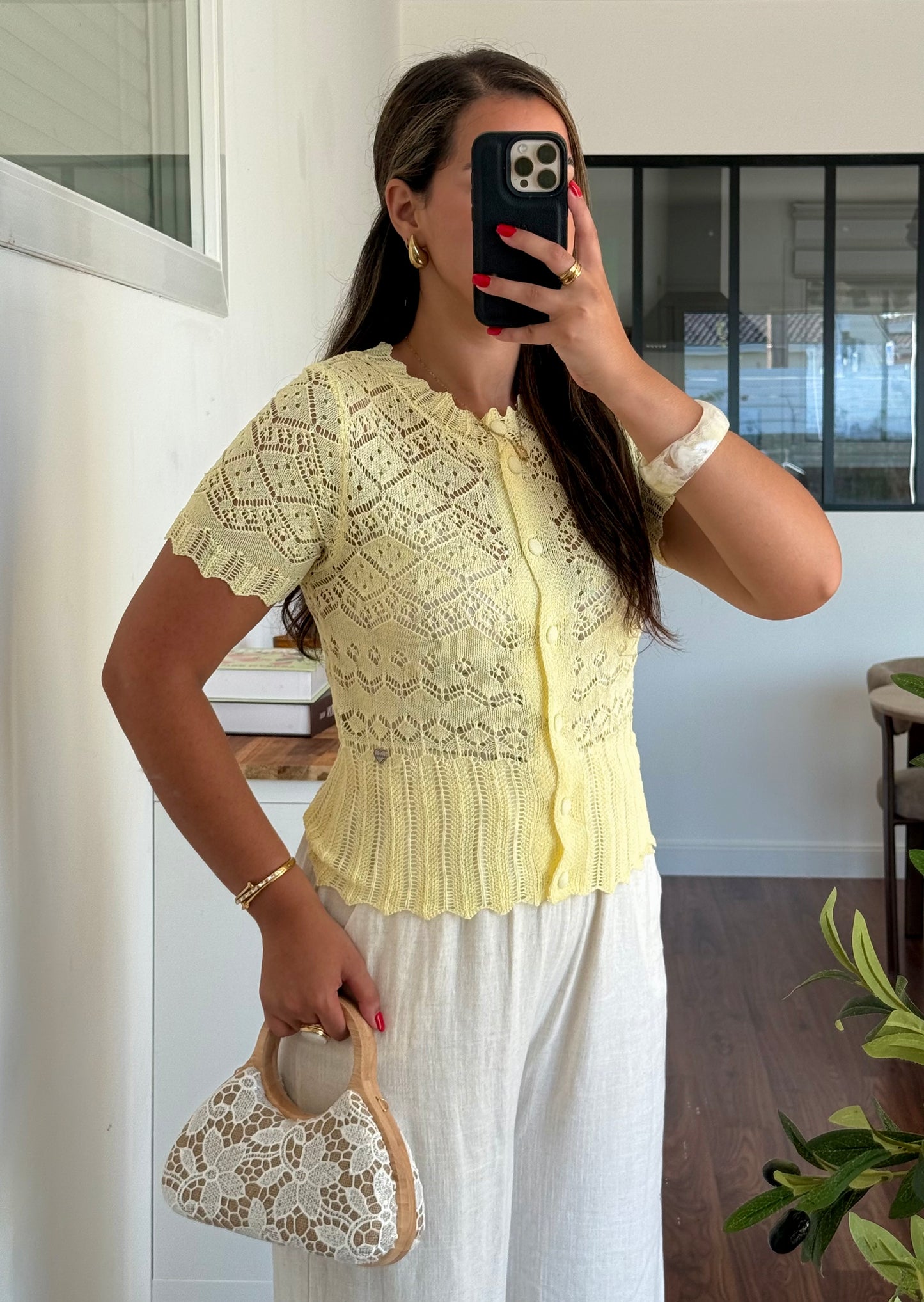 Gilet Nesrine jaune